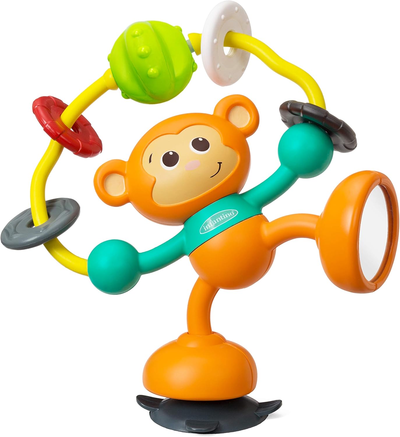 Infantino Stick and Spin High Chair Pal - Twisting Activity Toy for 6 Months+