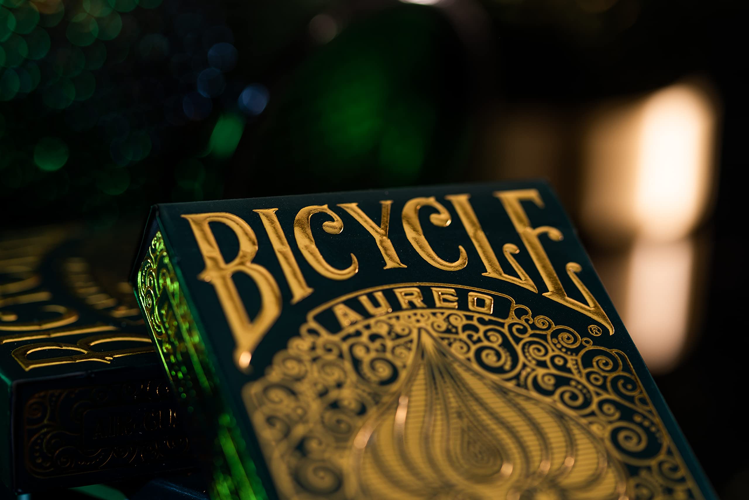 Bicycle Aureo Playing Cards - Black and Golden, Standard Size, Easy to Shuffle & Durable 4