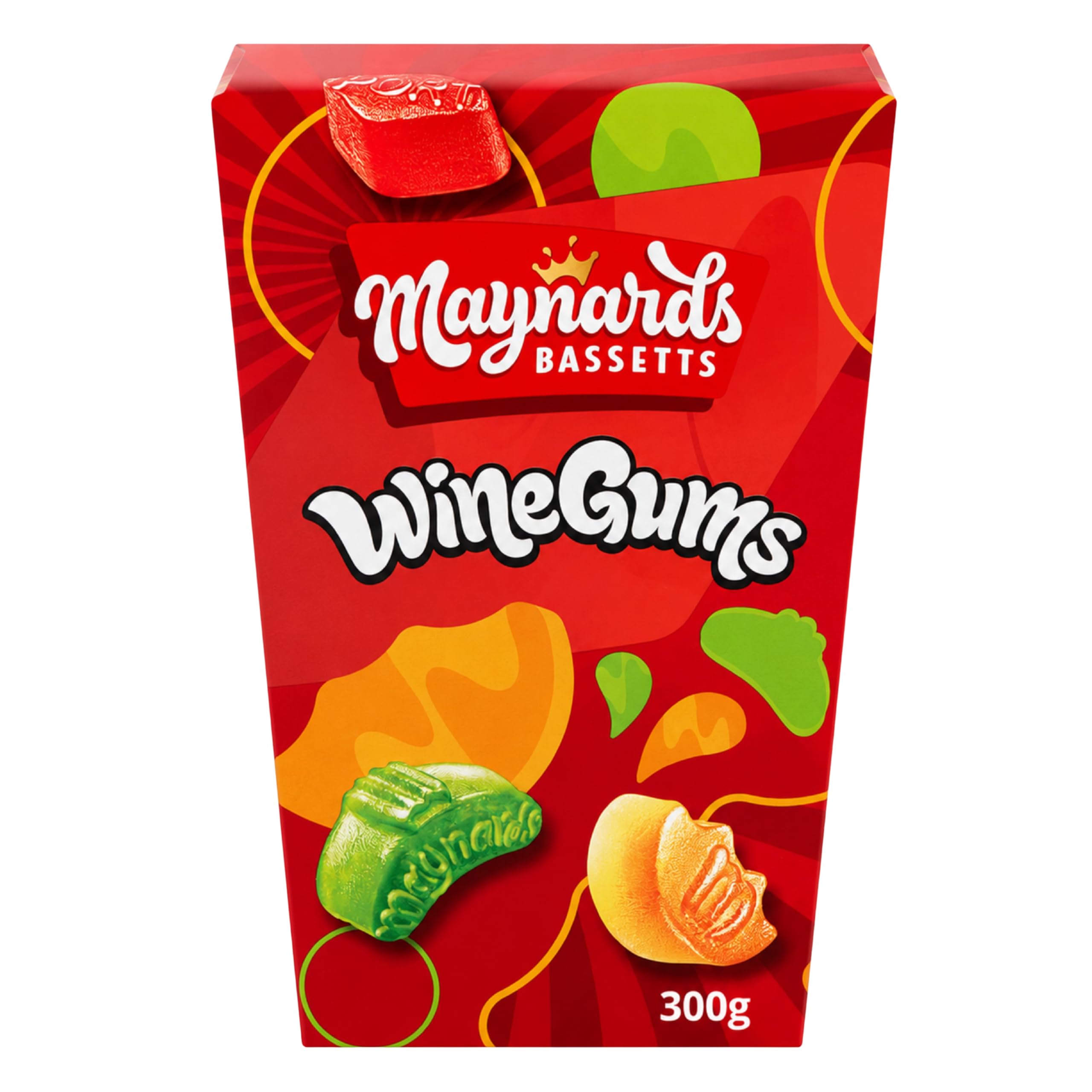 Maynards Bassetts Wine Gums - Fruity Flavours, Soft & Chewy Texture | 350g 1