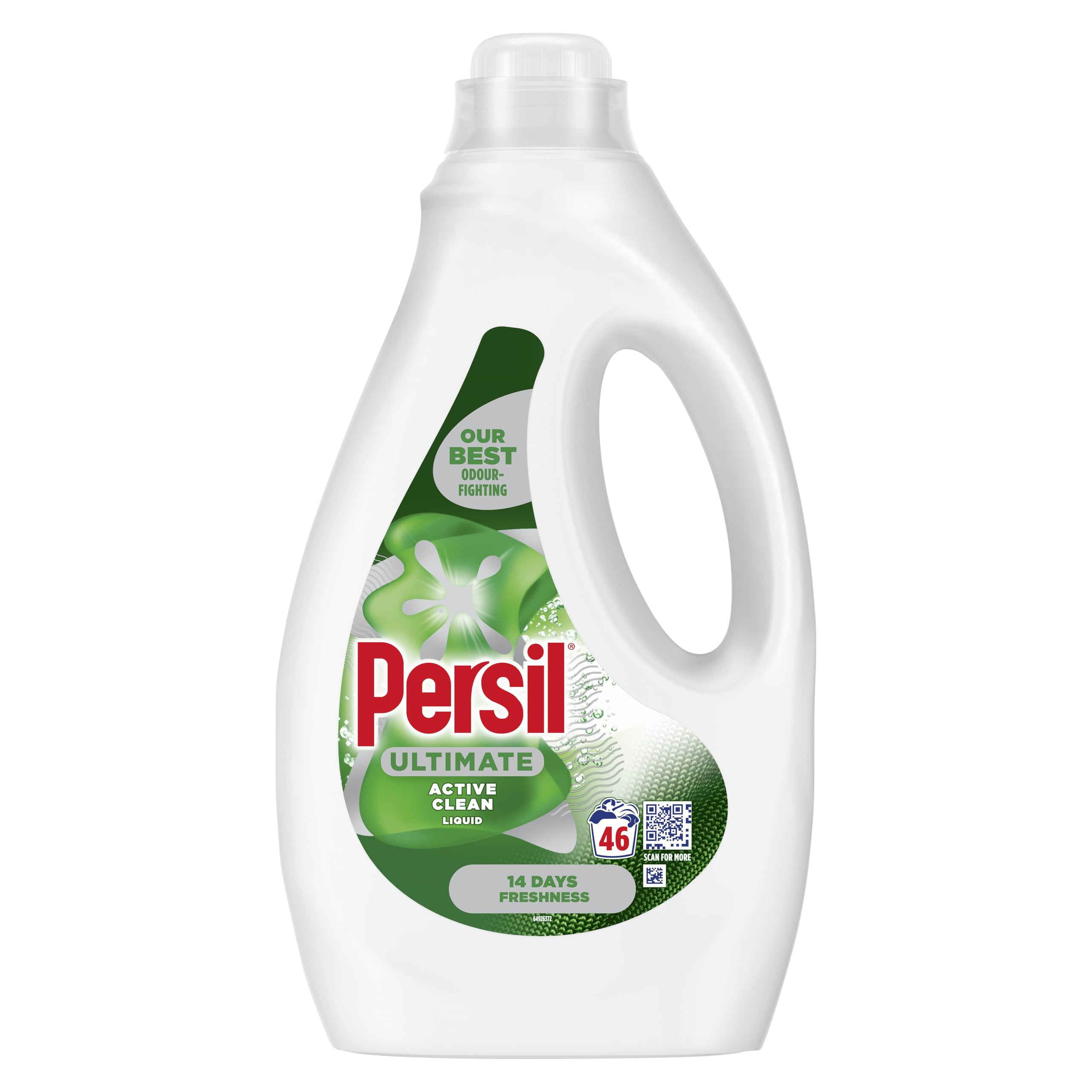 Persil Ultimate Active Clean Liquid Detergent - Best Odour-Fighting, Stain Removal, 1.24L 1