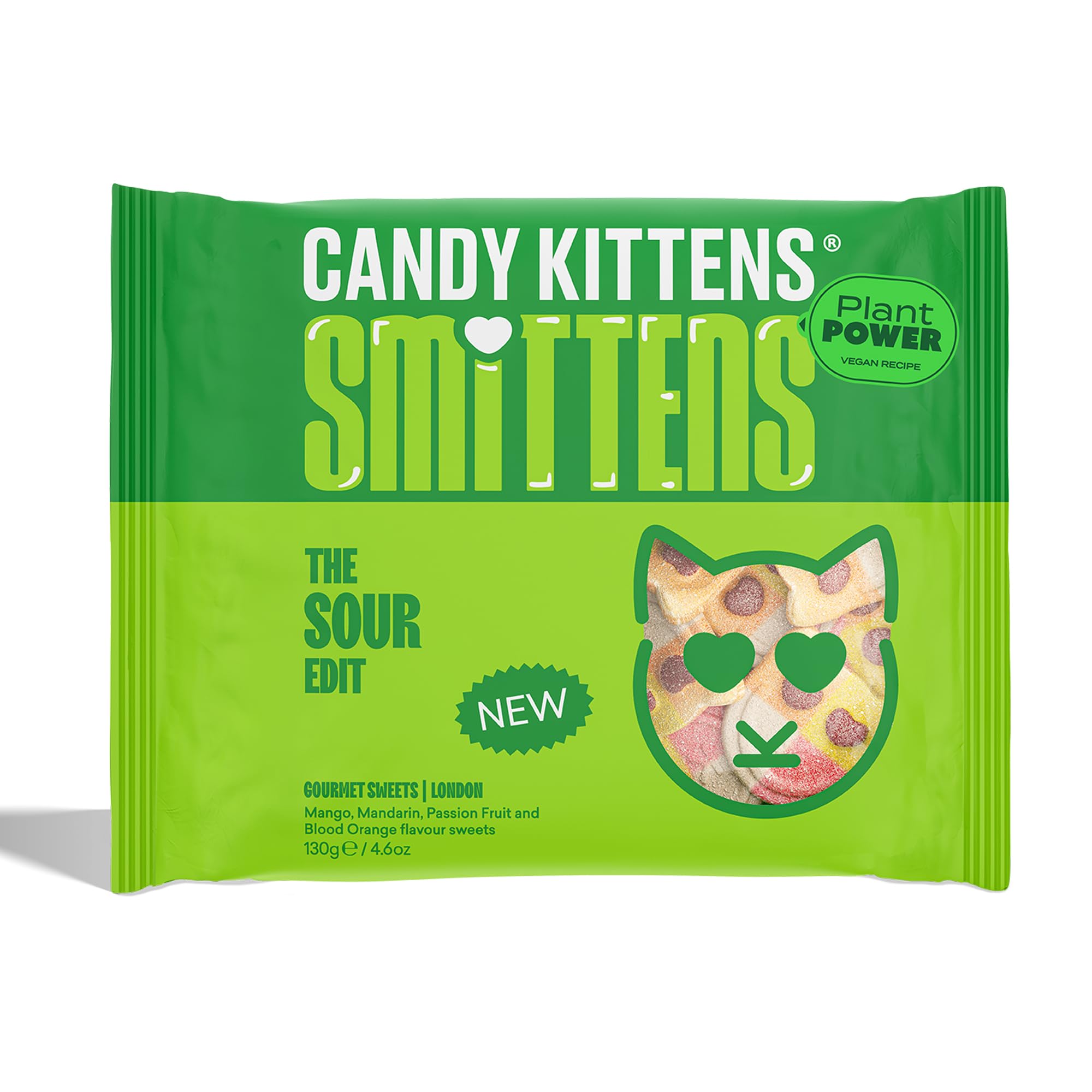 Candy Kittens The Sour Edit Tropical Vegan Sweets - 130g