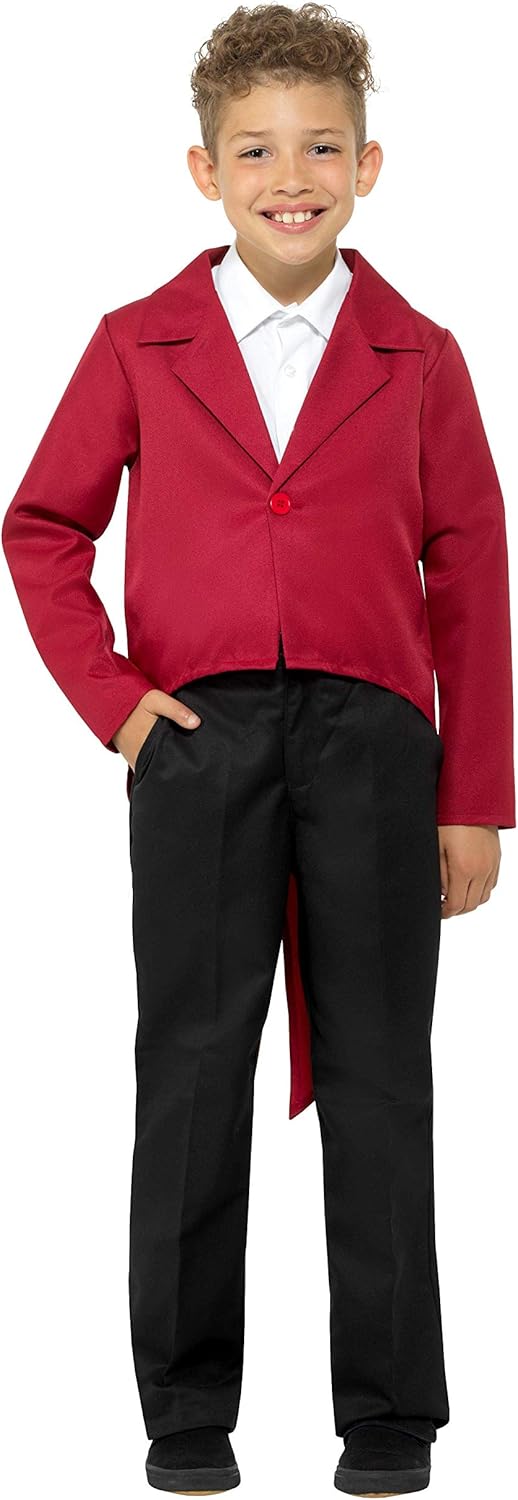 Smiffys Red Tailcoat Costume - Large (8-10 Years) (49741S)