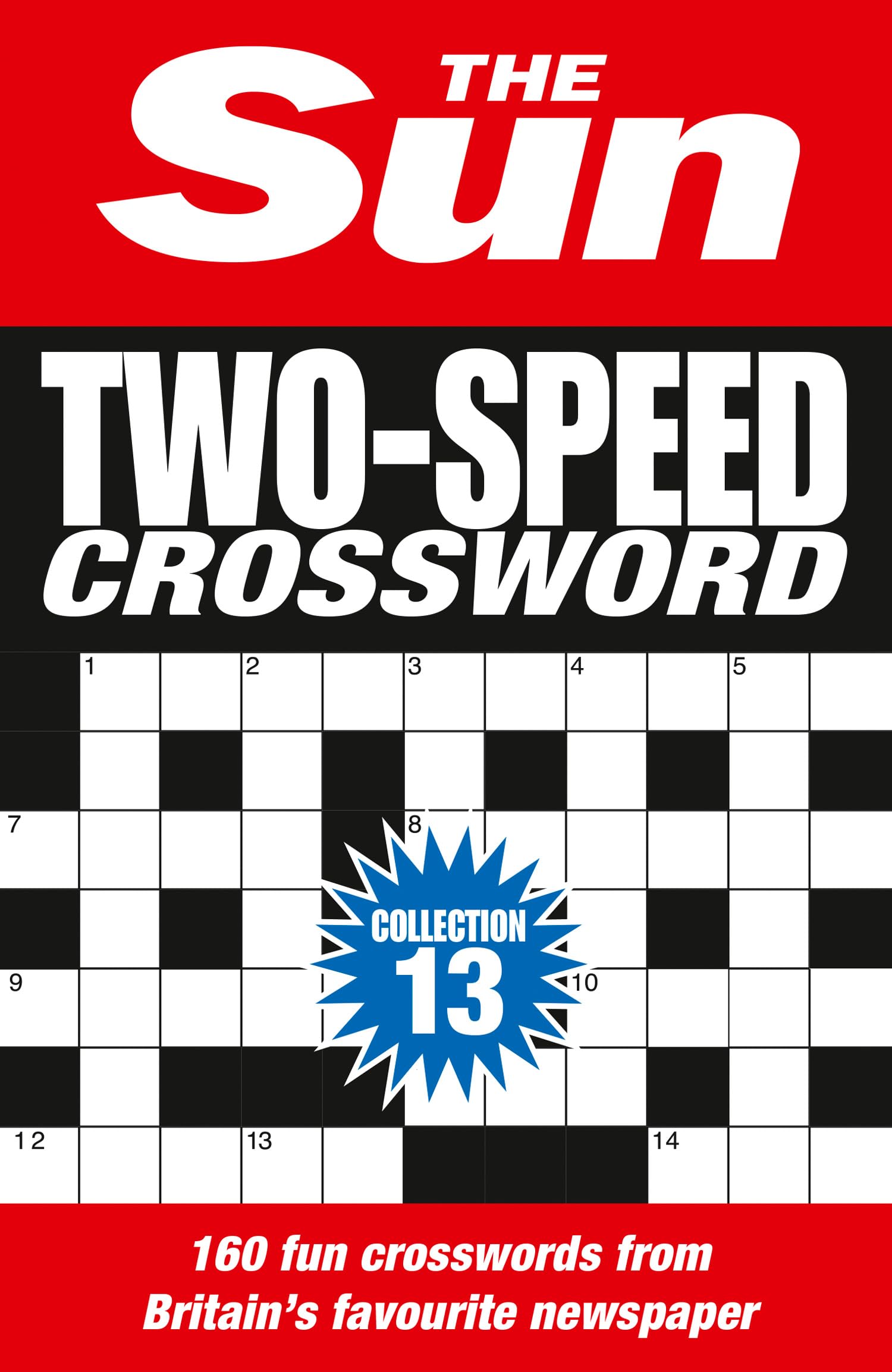 Collins The Sun Two-Speed Crossword Collection 13 | 160 Puzzles | Paperback 1
