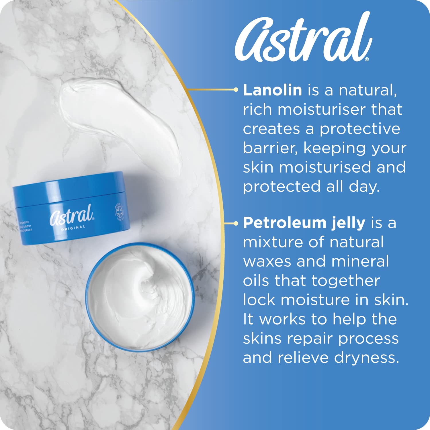 Astral Face & Body Intensive Moisturiser Cream (50ml) 4