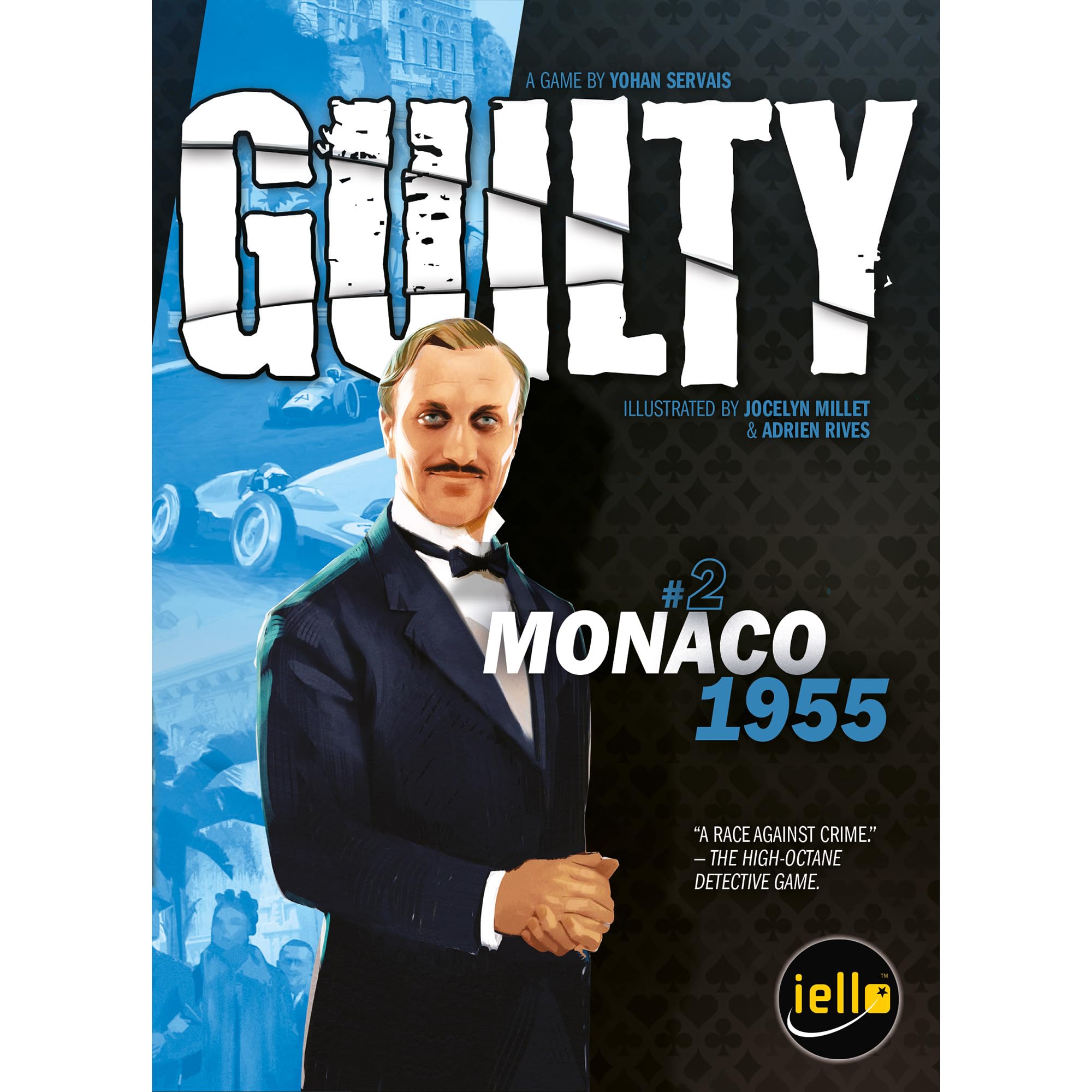 Iello Guilty: Monaco 1955 Cooperative Deduction Board Game 2