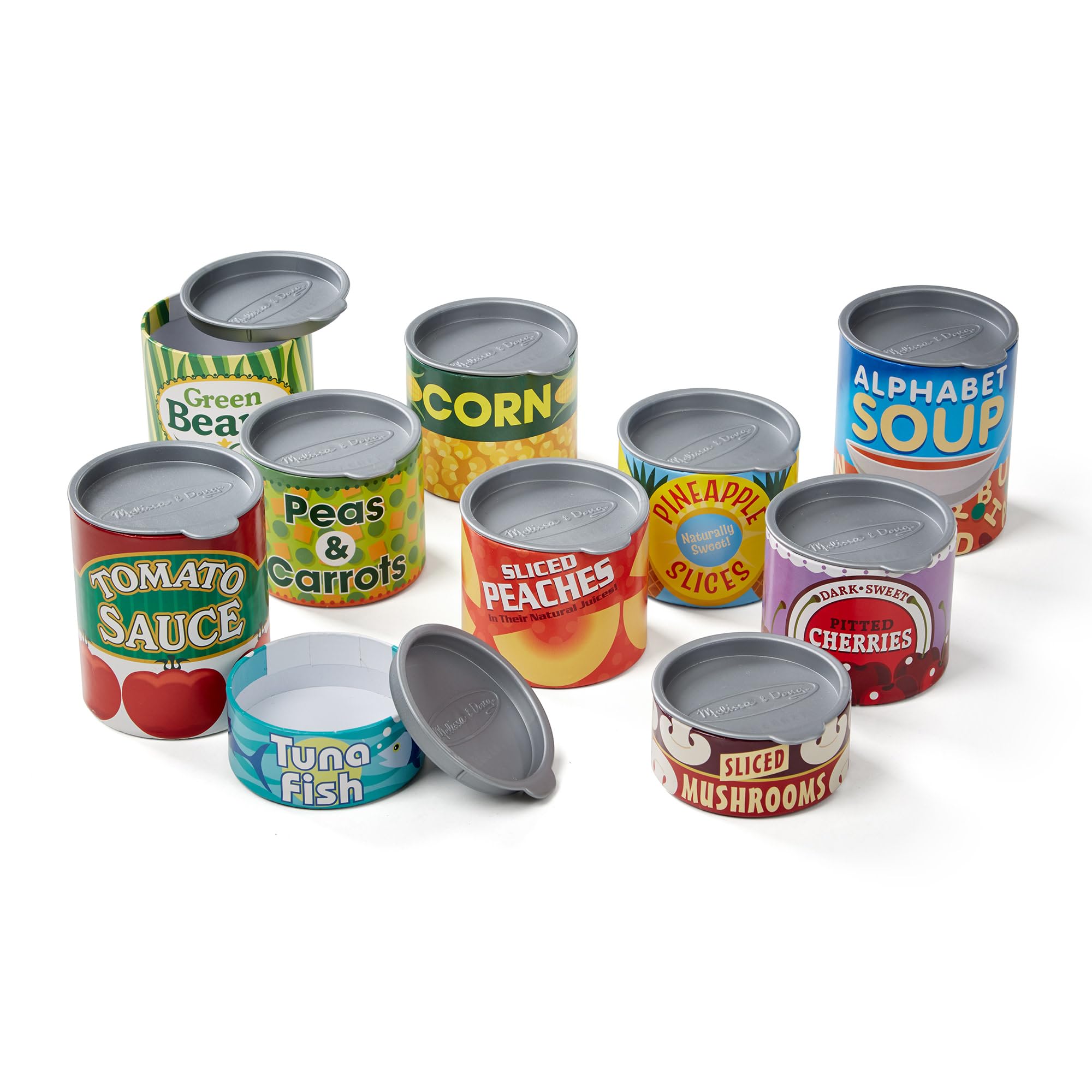 Melissa & Doug Let's Play House Grocery Cans - Pretend Play Food Set | Ages 3+ 6