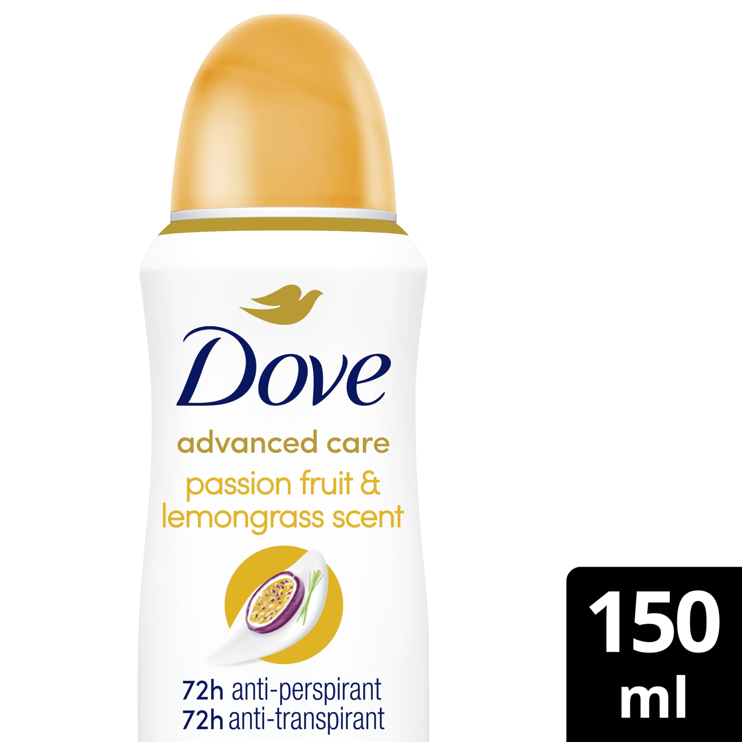 Dove Advanced Care Go Fresh Passion Fruit & Lemongrass Scent Antiperspirant Deodorant Spray (15g) 5