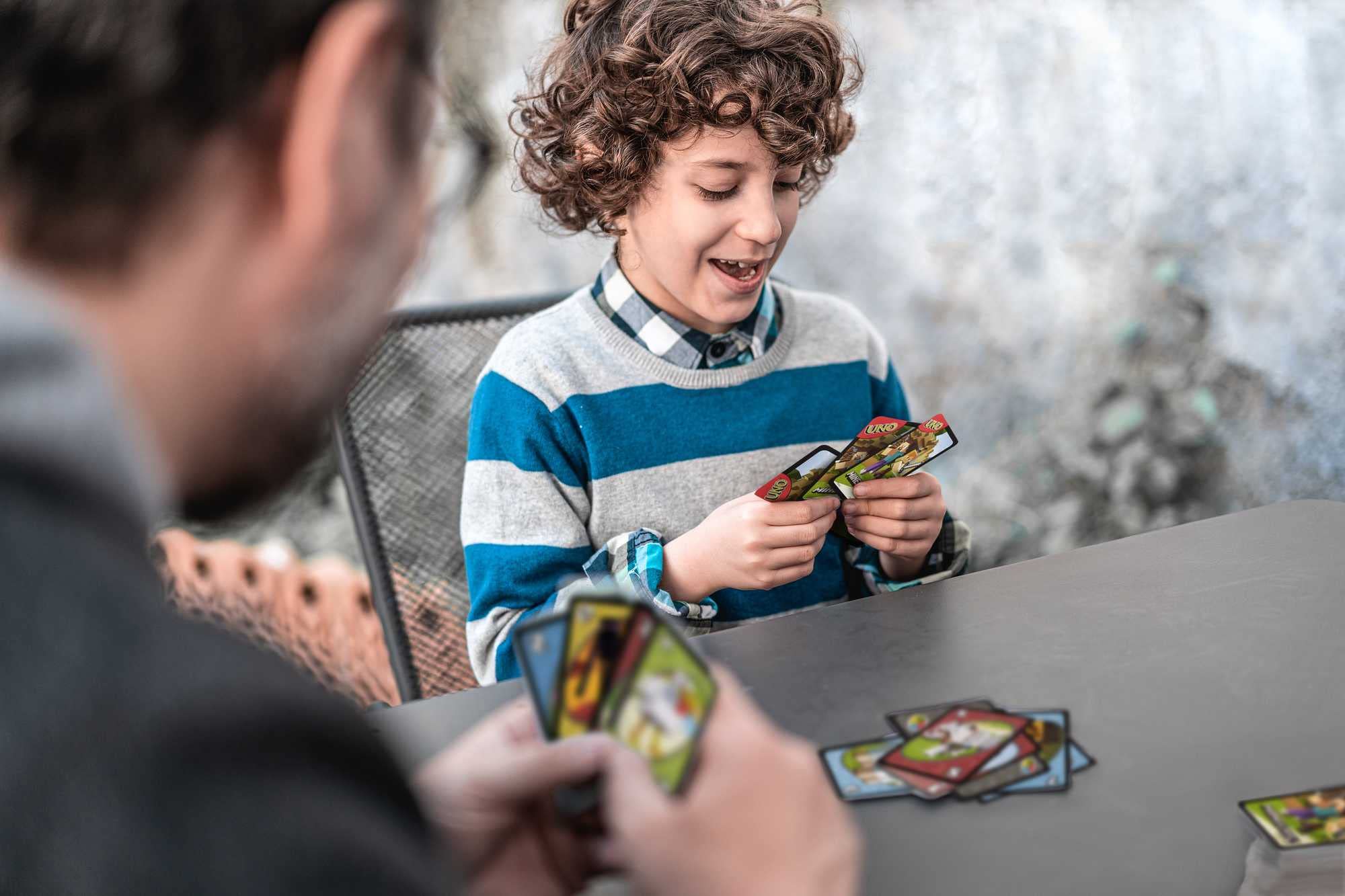 Mattel Games UNO Minecraft Edition Card Game | 2-10 Players | Ages 7+ | Multicolor