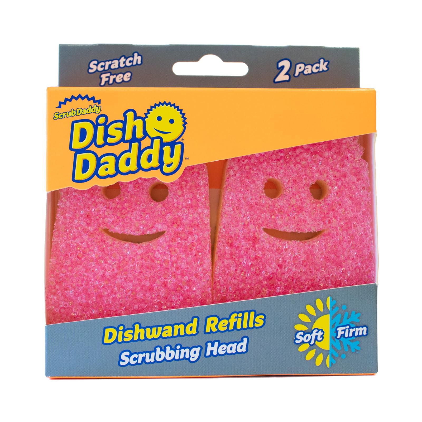 Scrub Daddy - Scrub Mommy Dish Wand with Refill Heads, Sponge & Connector Head 4