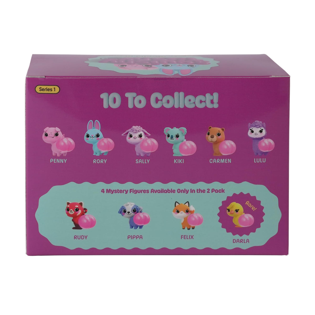 Goliath Squishy Tushy Toys Series 1 - Double Pack, 2 x 3-Inch Collectible Figures