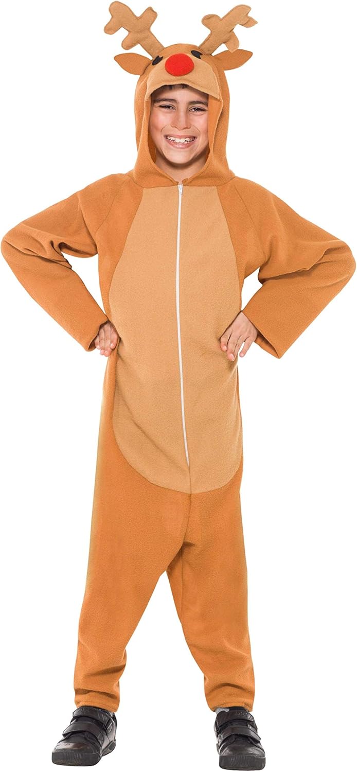 Smiffys Reindeer Costume - Medium (7-9 Years) (39801M)