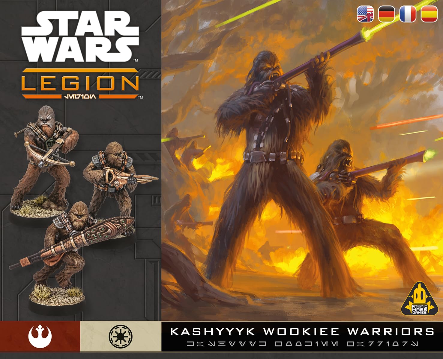 Asmodee Star Wars Legion: Kashyyyk Wookiee Warriors Miniatures Game Expansion 4