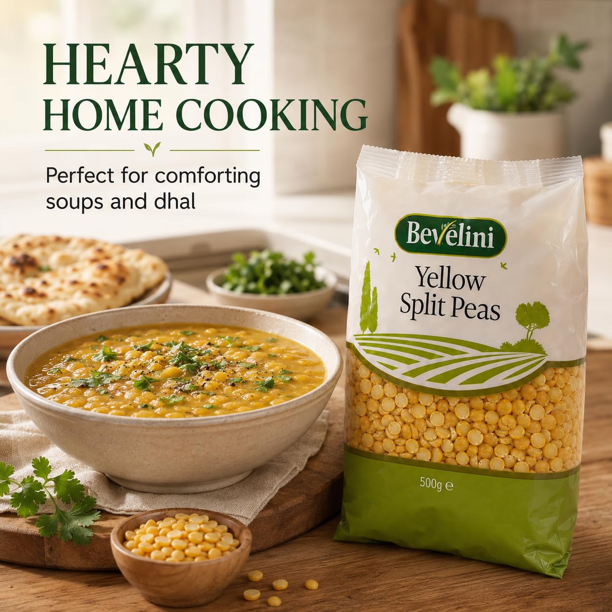Bevelini Yellow Split Peas - 500g | High Protein & Fibre | Versatile Cooking Ingredient 6