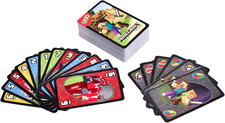 Mattel UNO Minecraft Card Game, Multi-Colour