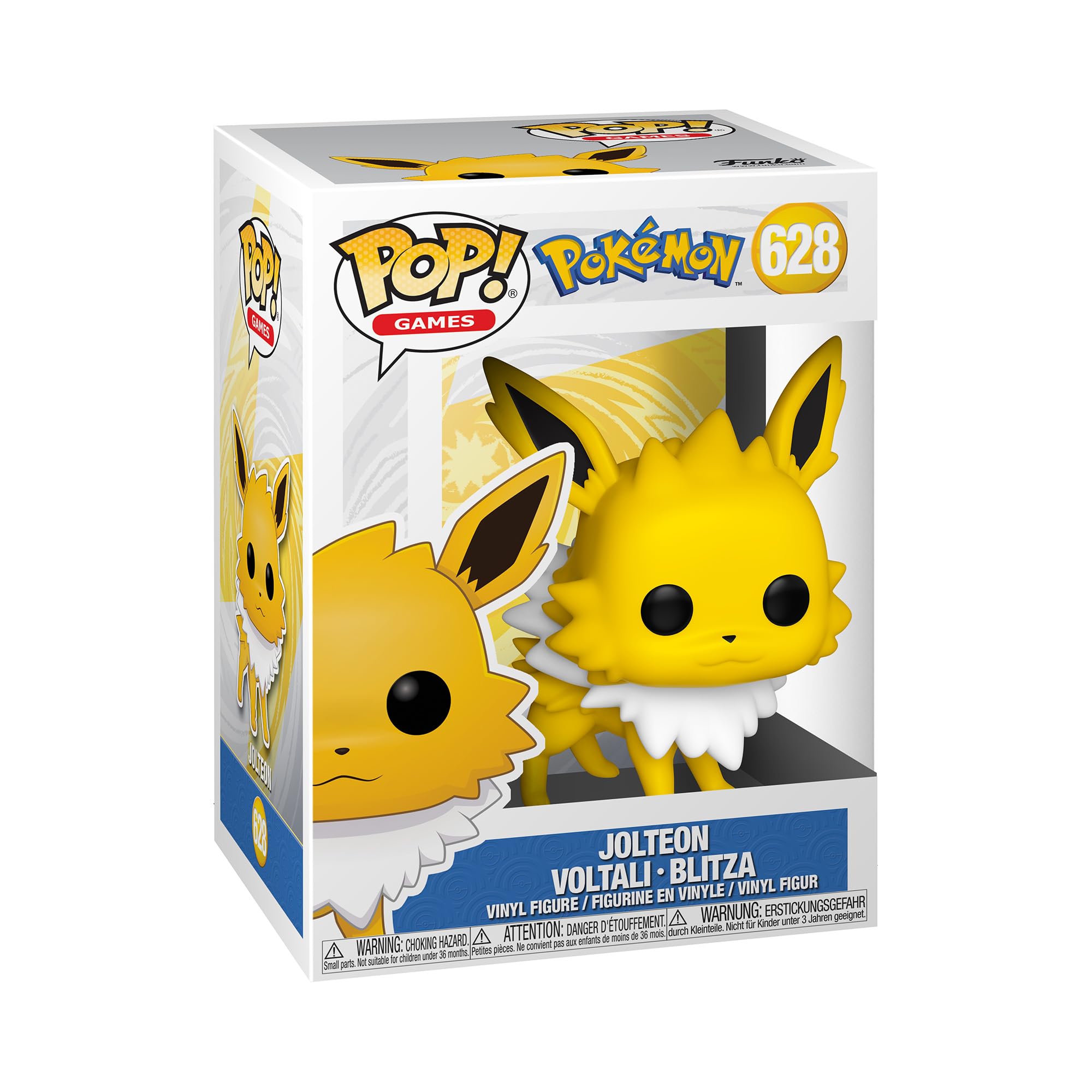 Funko Pop! Games: Pokemon - Jolteon Vinyl Figure | 3.75 Inches | Model 63694