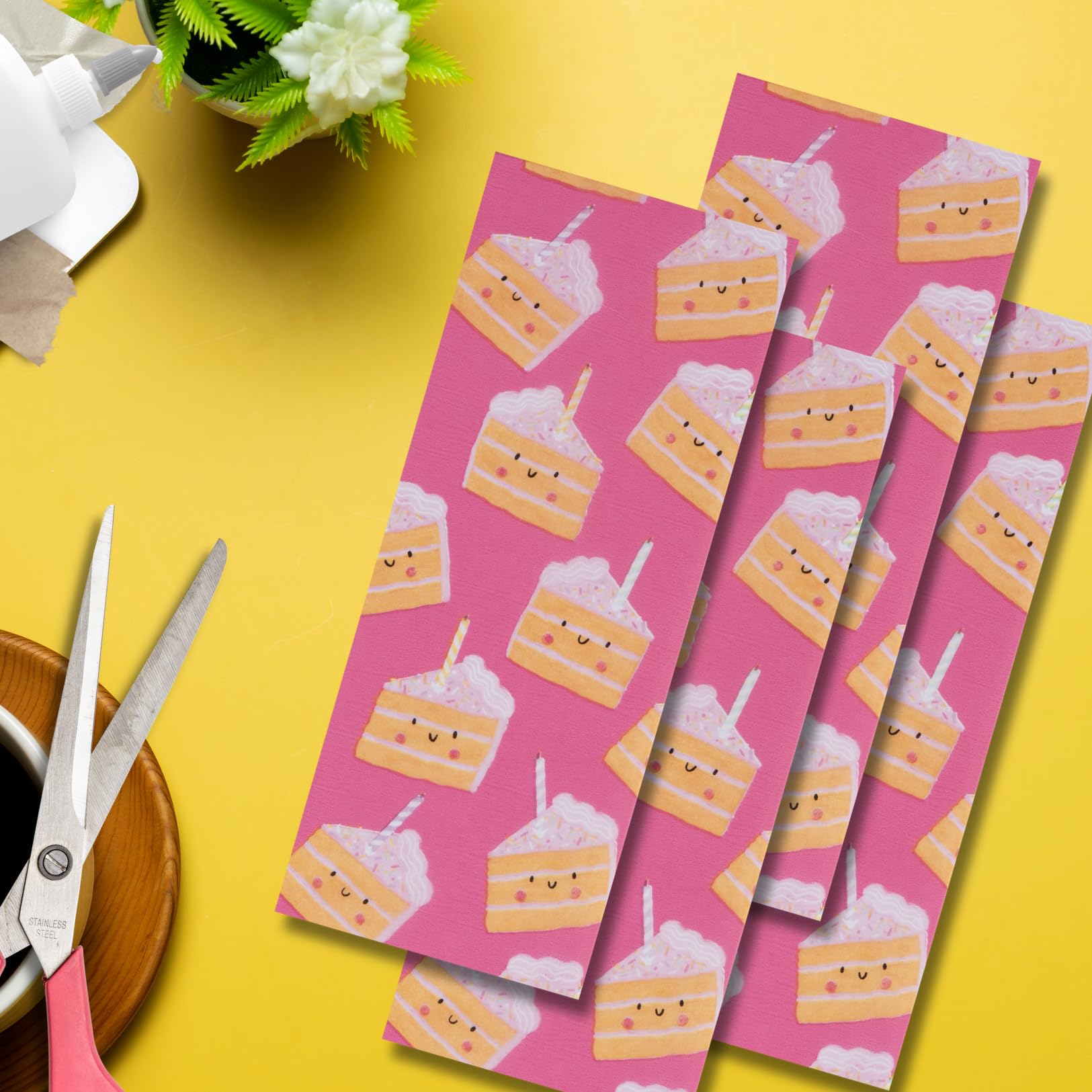 Glick Cakey Pink Tissue Paper - 4 Sheets | 75 x 50cm Each | Recyclable 3