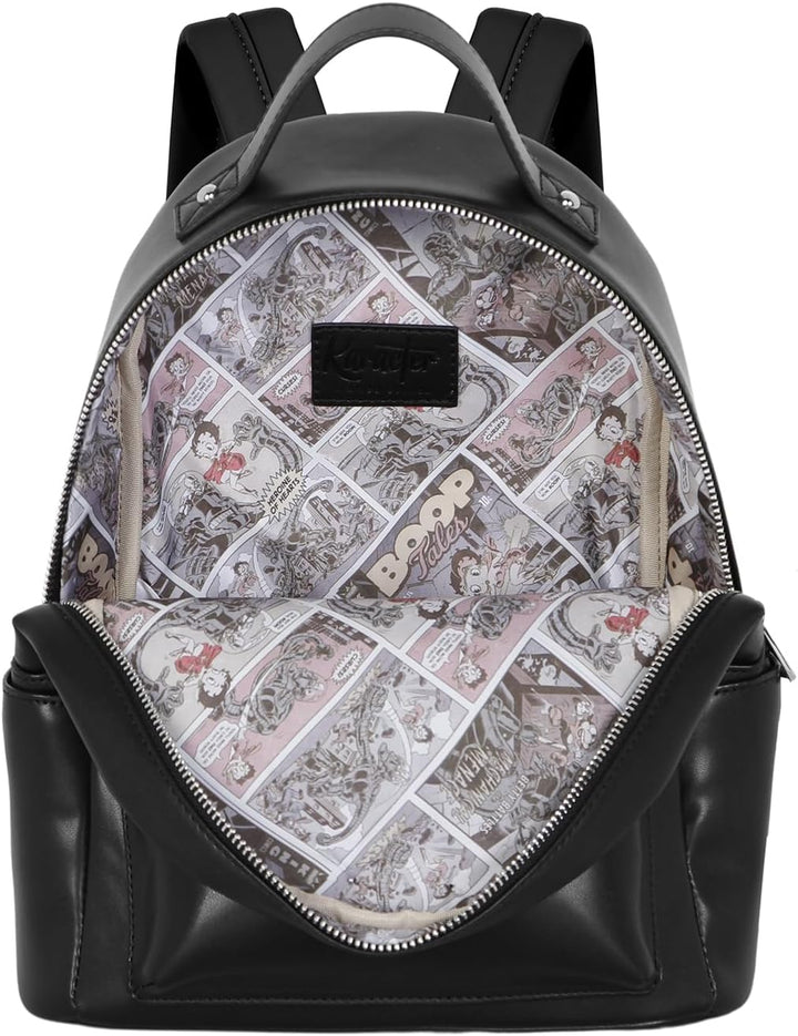 Betty Boop Motor Love-Heady Backpack, Black (07332)