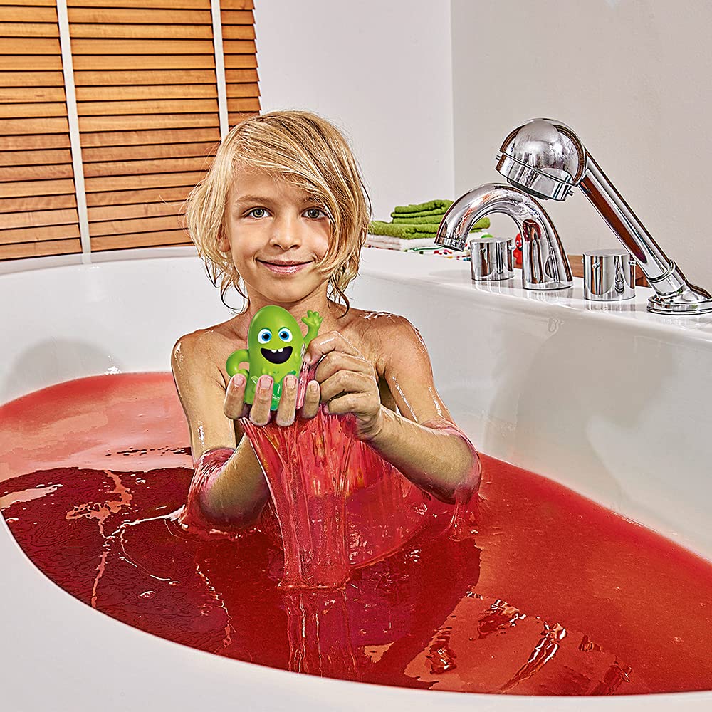 ZIMPLI Slime Baff Bundle - 3 Colors (Red, Green, Blue), Messy Sensory Play for Kids 10