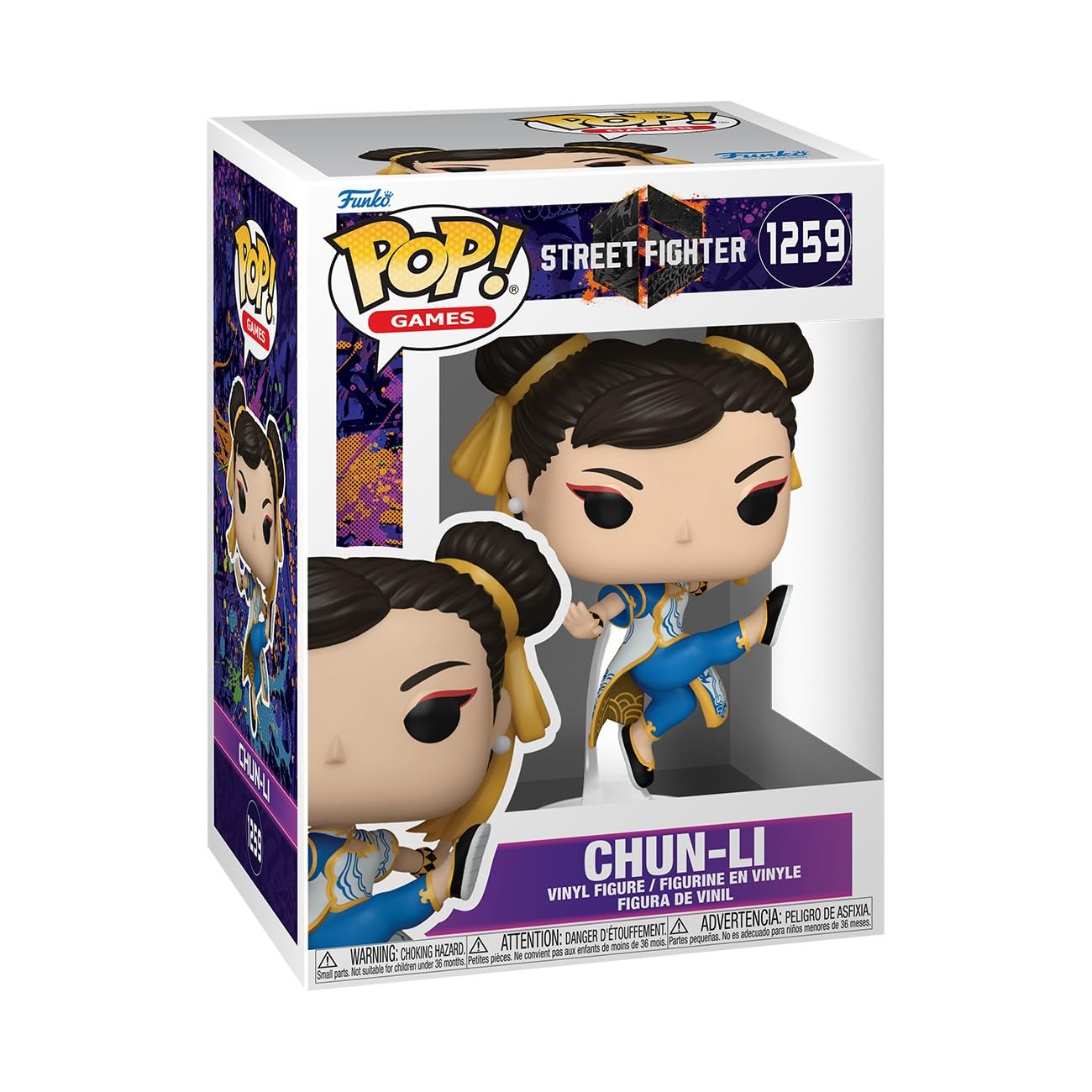 Funko POP! Games: Street Fighter 6 - Chun-Li Vinyl Figure | 3.75 Inches Tall | Collectible 1