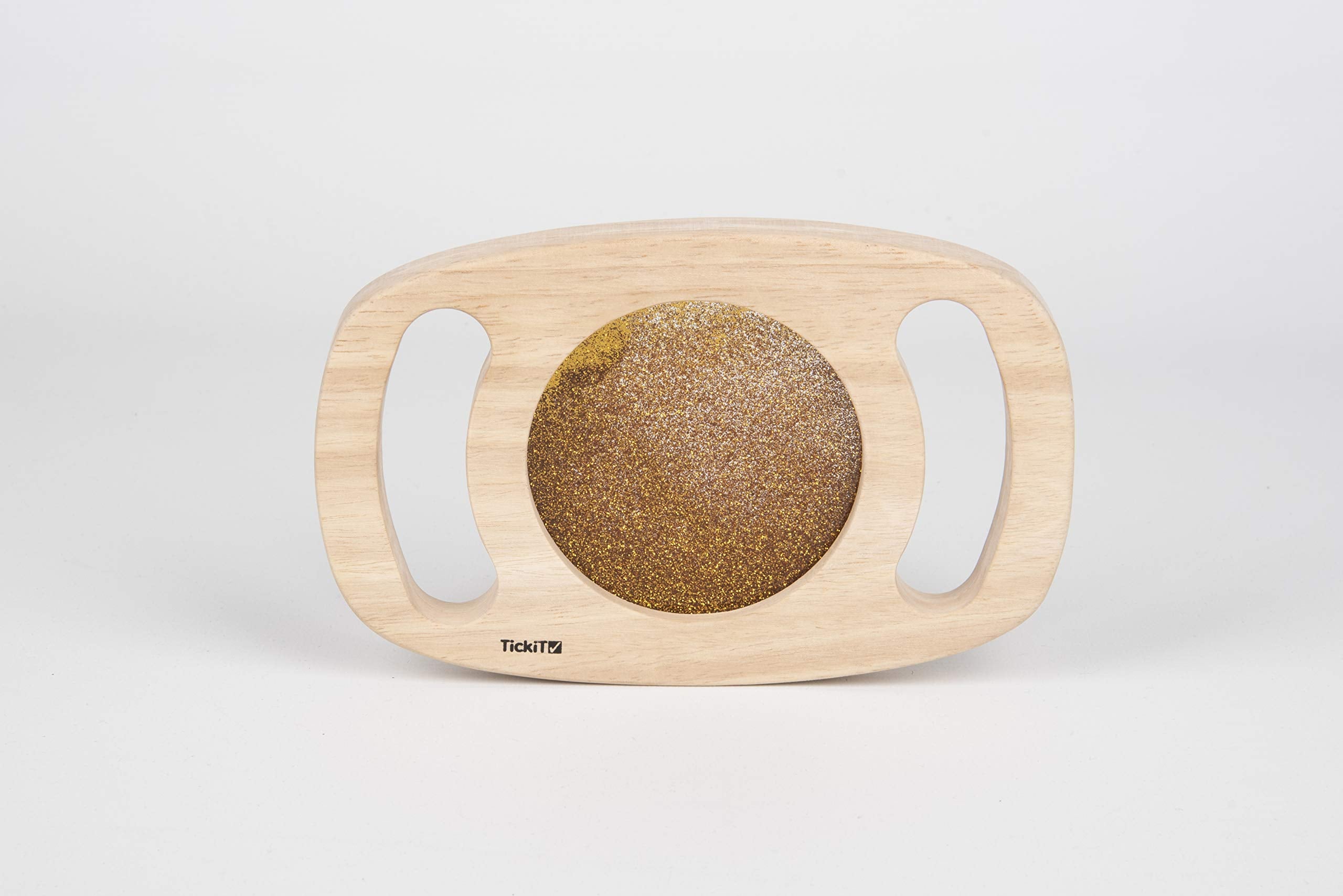 tickit Easy Hold Glitter Panel – Gold Rubberwood Sensory Panel for Toddlers 12 Months+ 9