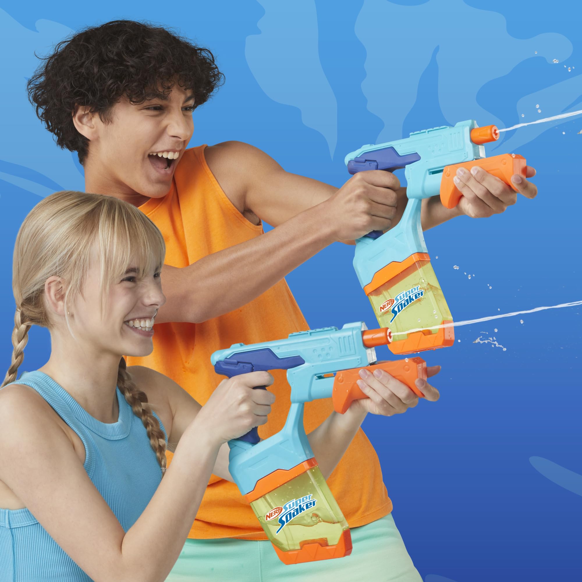 Super Soaker Nerf Dunk-Fill Water Blaster 2-Pack | Instant Fill Tanks | Ages 6+ 9