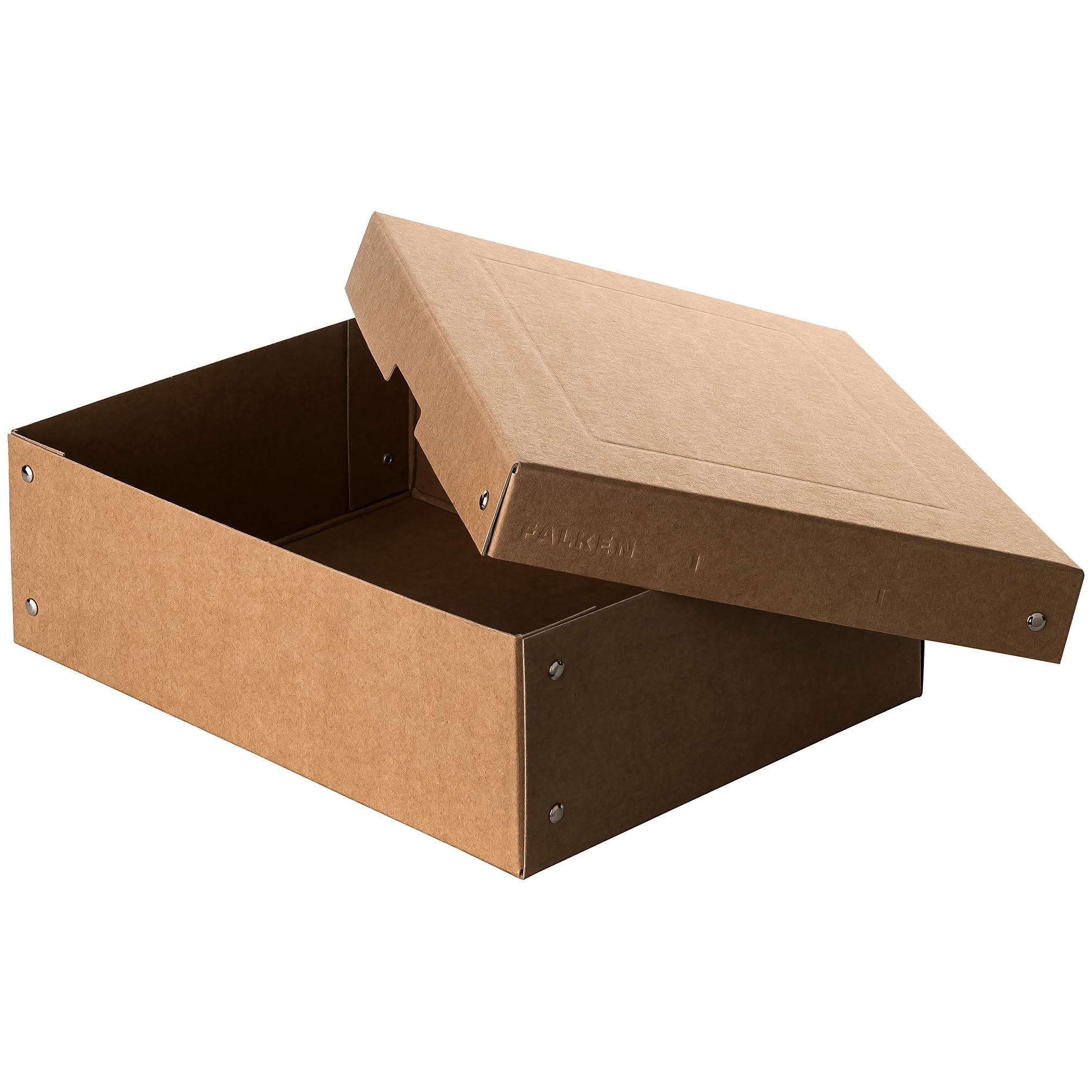 FALKEN Original PureBox Nature Box Mailer - DIN A4, 100mm High, Brown Cardboard 5