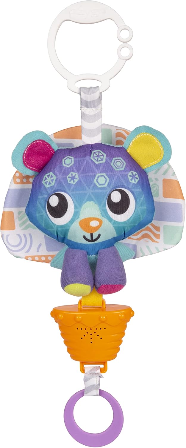Playgro Polar Pals Musical Pull String Bear Soft Baby Toy - Soothing Tunes for 0-12 Months