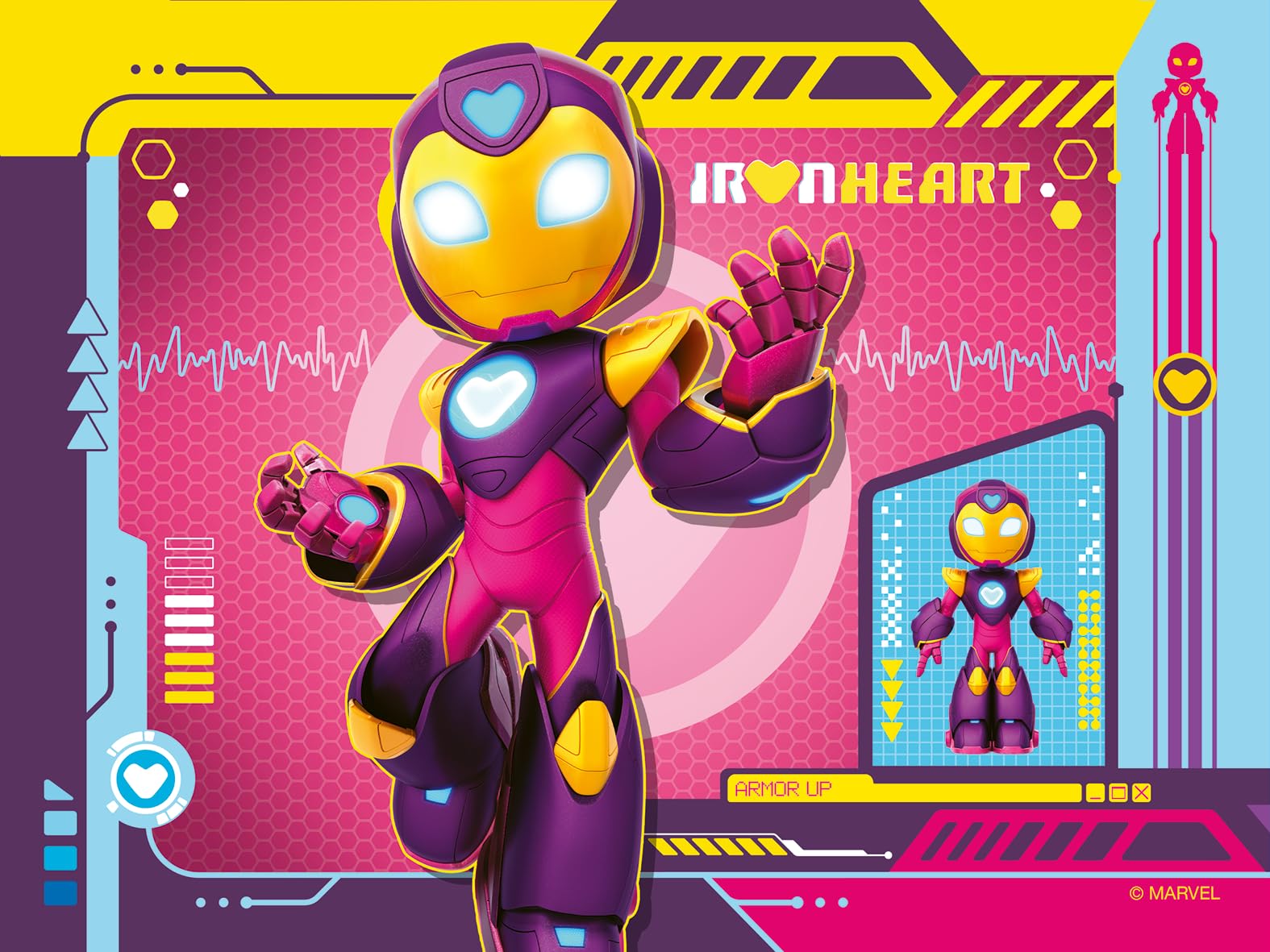 Ravensburger Iron Man & His Awesome Friends 4-in-a-Box Progressive Puzzle Pack 9