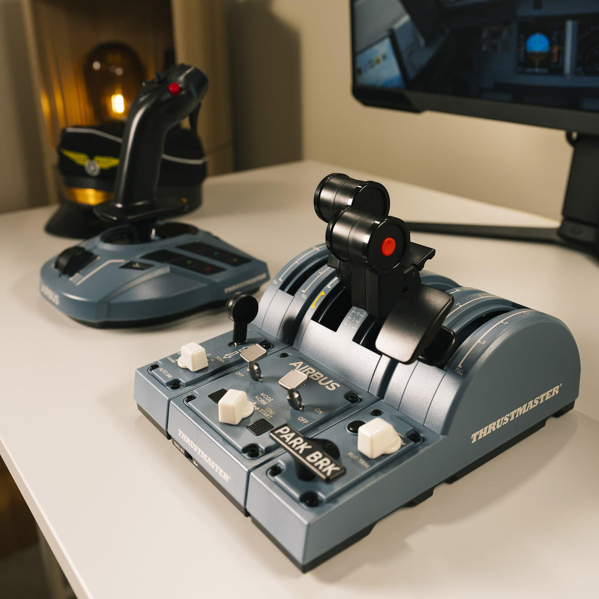 Thrustmaster TCA Captain Pack X Airbus Edition Flight Stick and Throttle Quadrant - Xbox and PC