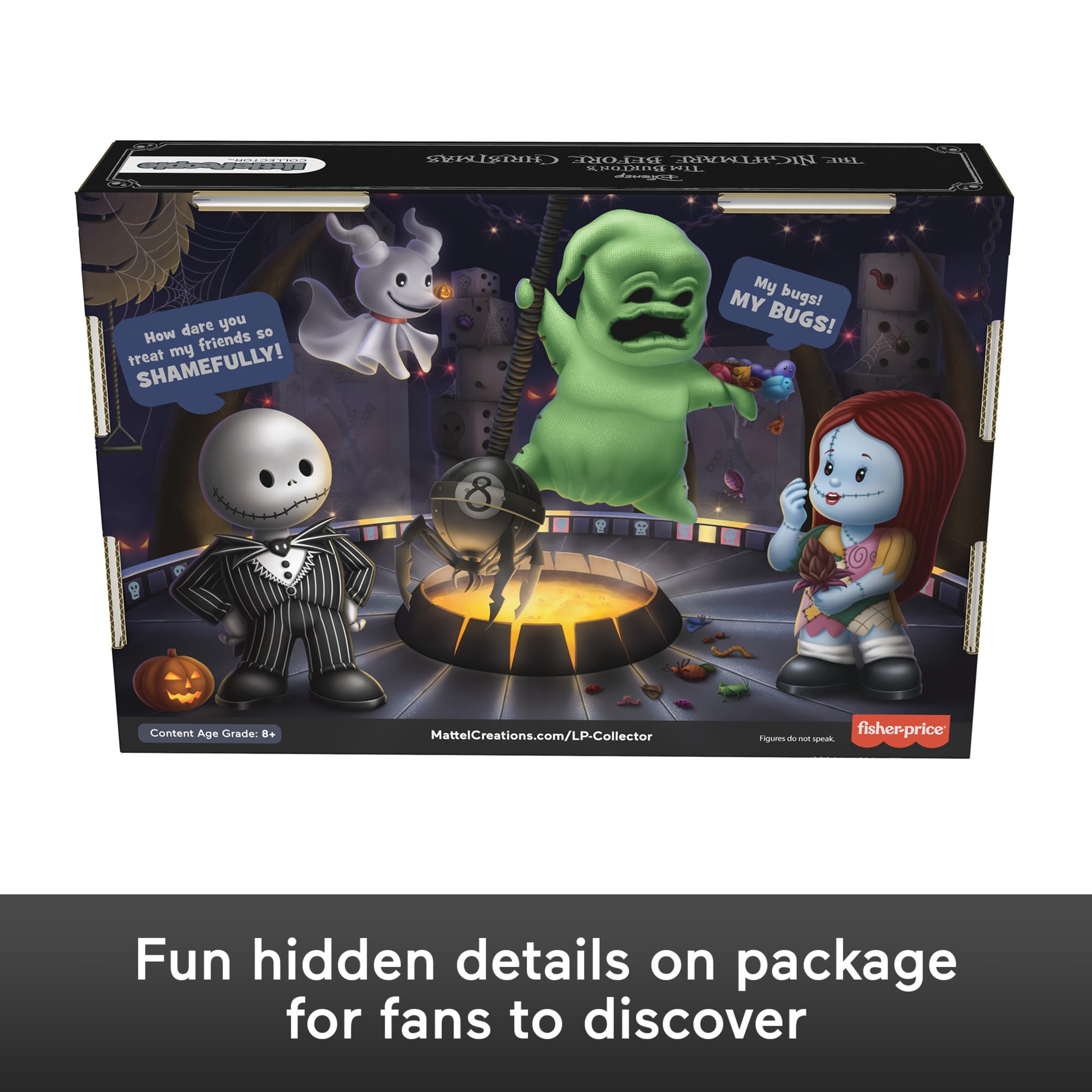 Little People Collector Disney Tim Burton’s The Nightmare Before Christmas - 4-Pack Glow-in-the-Dark Figures 10