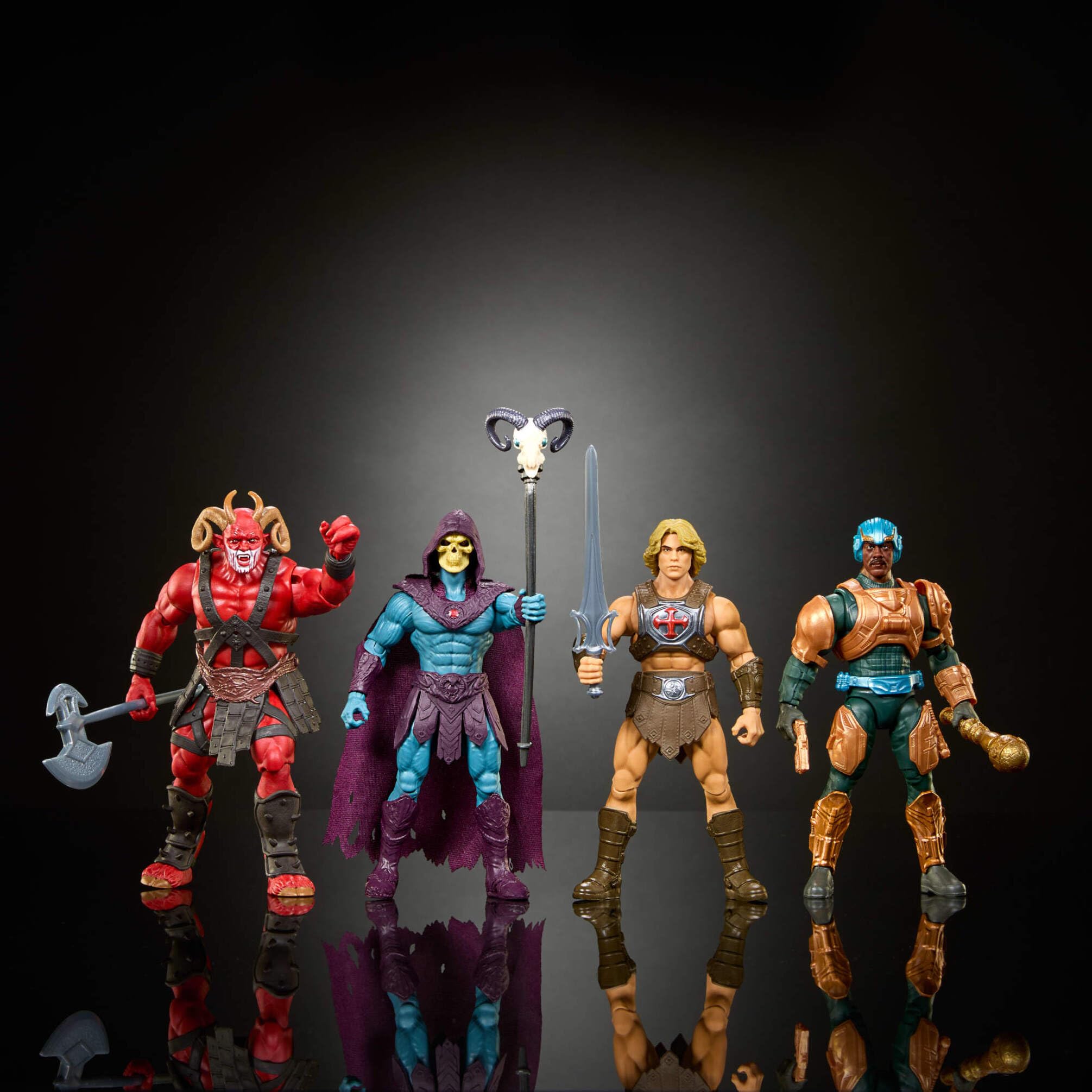 Masters of the Universe Action Figure 4 Pack - 5.5 Inch Movie Figures with Actor Likenesses 2