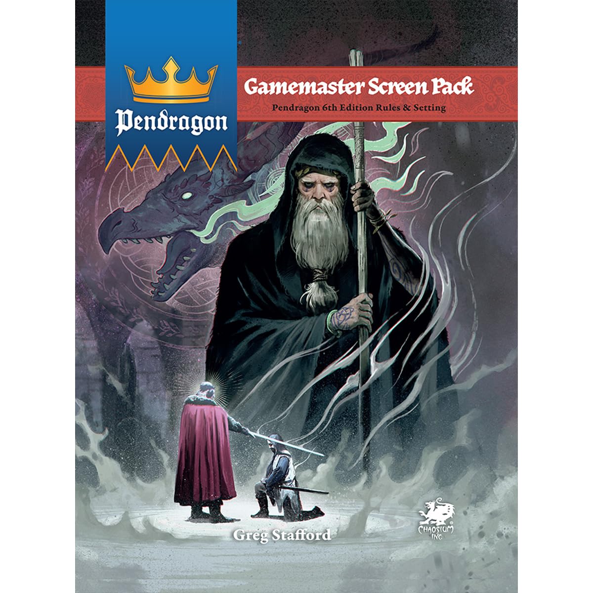 Chaosium Pendragon GM Screen Pack | RPG Accessories | 1+ Players 1