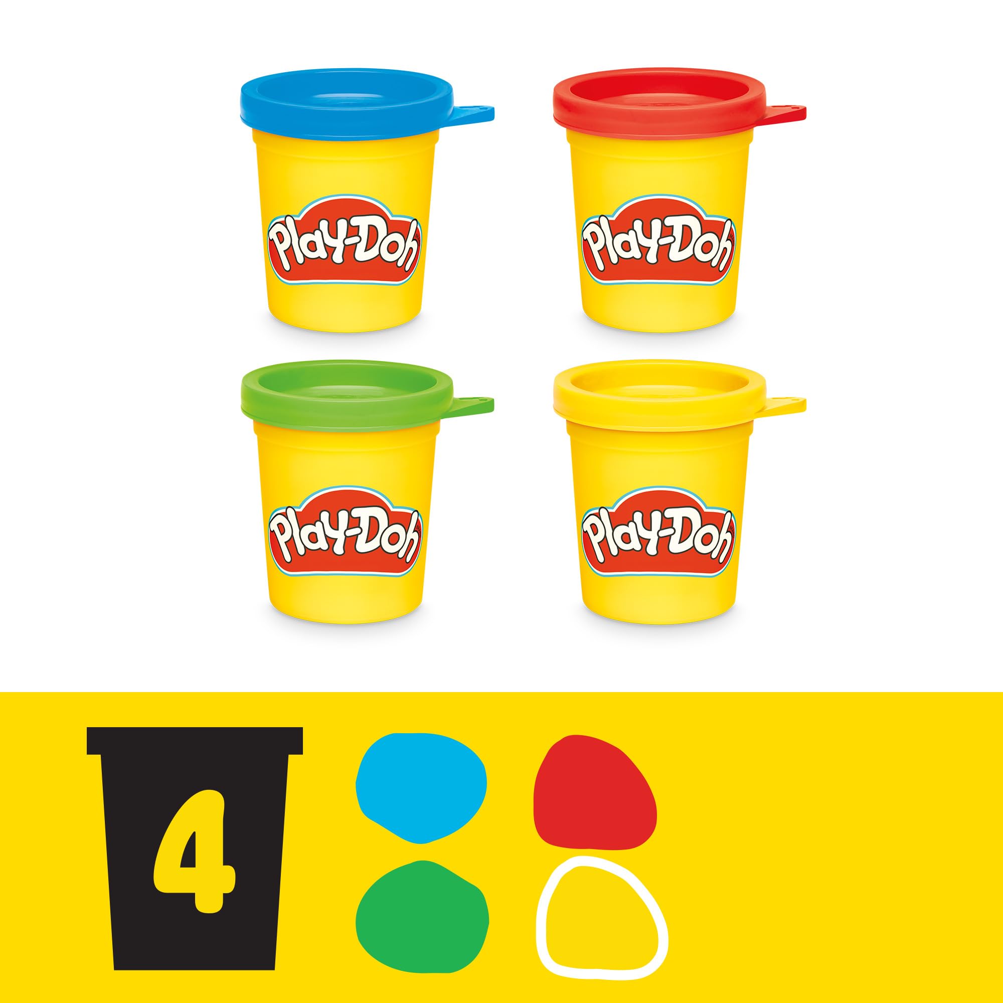 Play-Doh Disney Junior Shape a Story Playset | Ages 2+ | Includes 4 Cans Compound 6