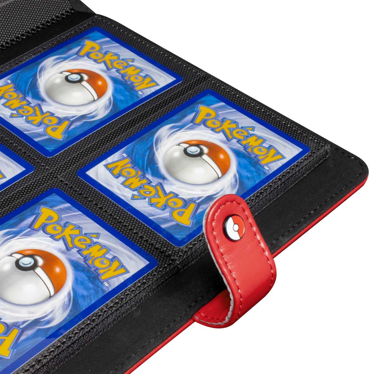 Ultra Pro Premium Red Snap Binder for Pokémon - 20 Page 4-Pocket Album with Enamel Poké Ball Snap 8
