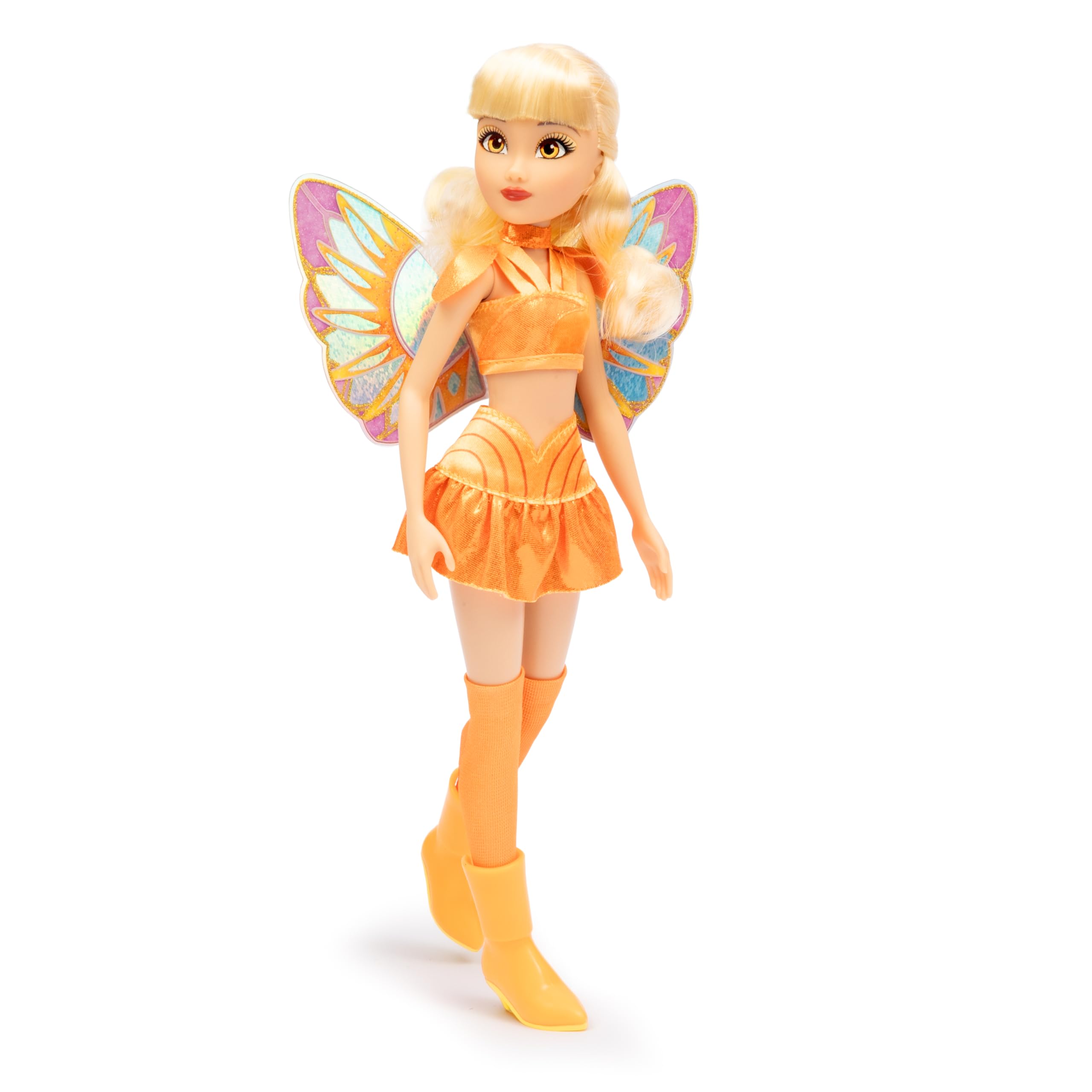Winx Club Stella Fairy Doll - Glitter Wings, Articulated Joints, Removable Wings | 30.5 cm | Ages 4+ 4