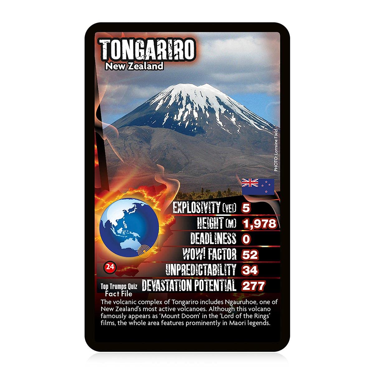 Volcanoes Top Trumps Card Game 9