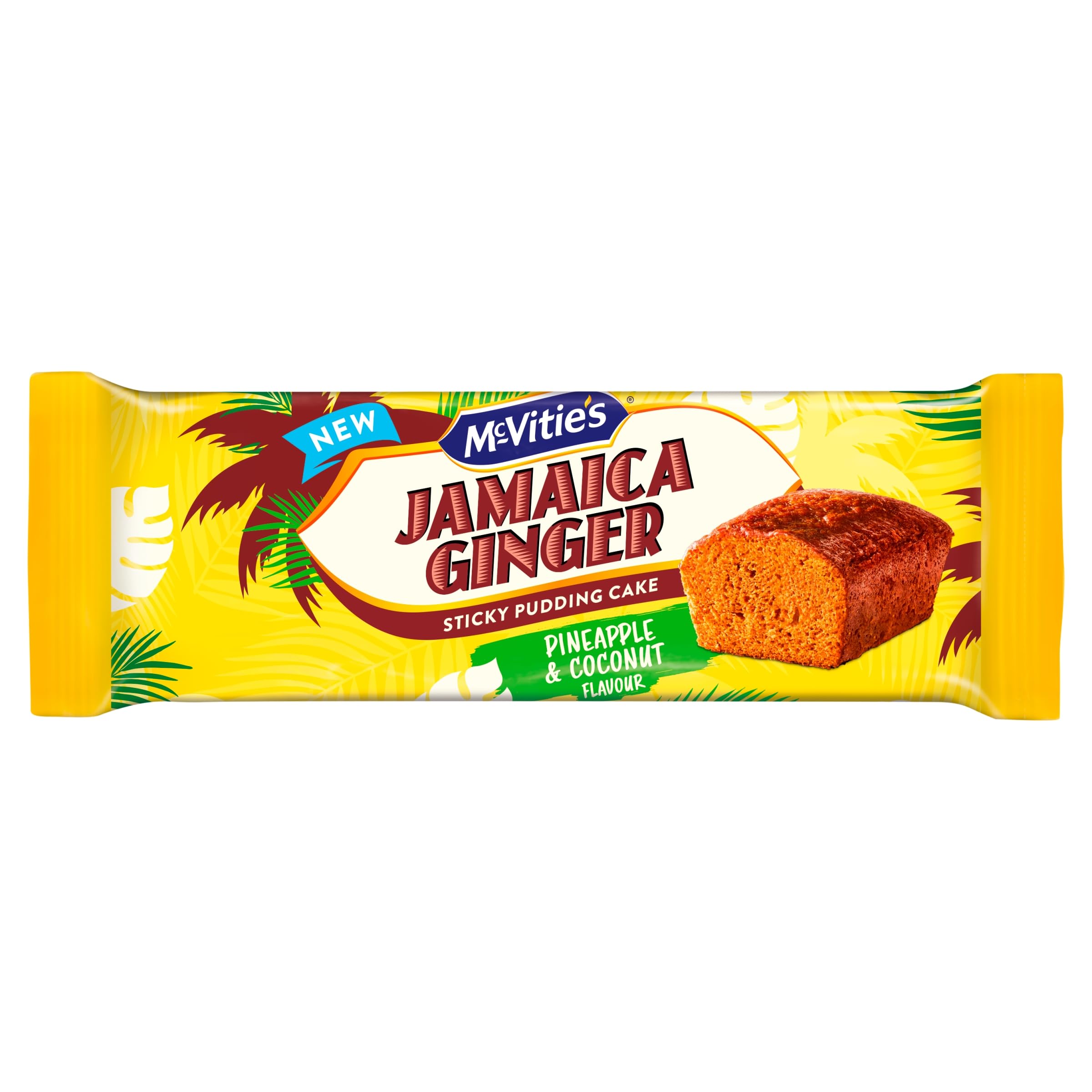 McVitie's Jamaica Ginger Cake - Pineapple & Coconut Flavour Sticky Pudding Cake | 232g 2