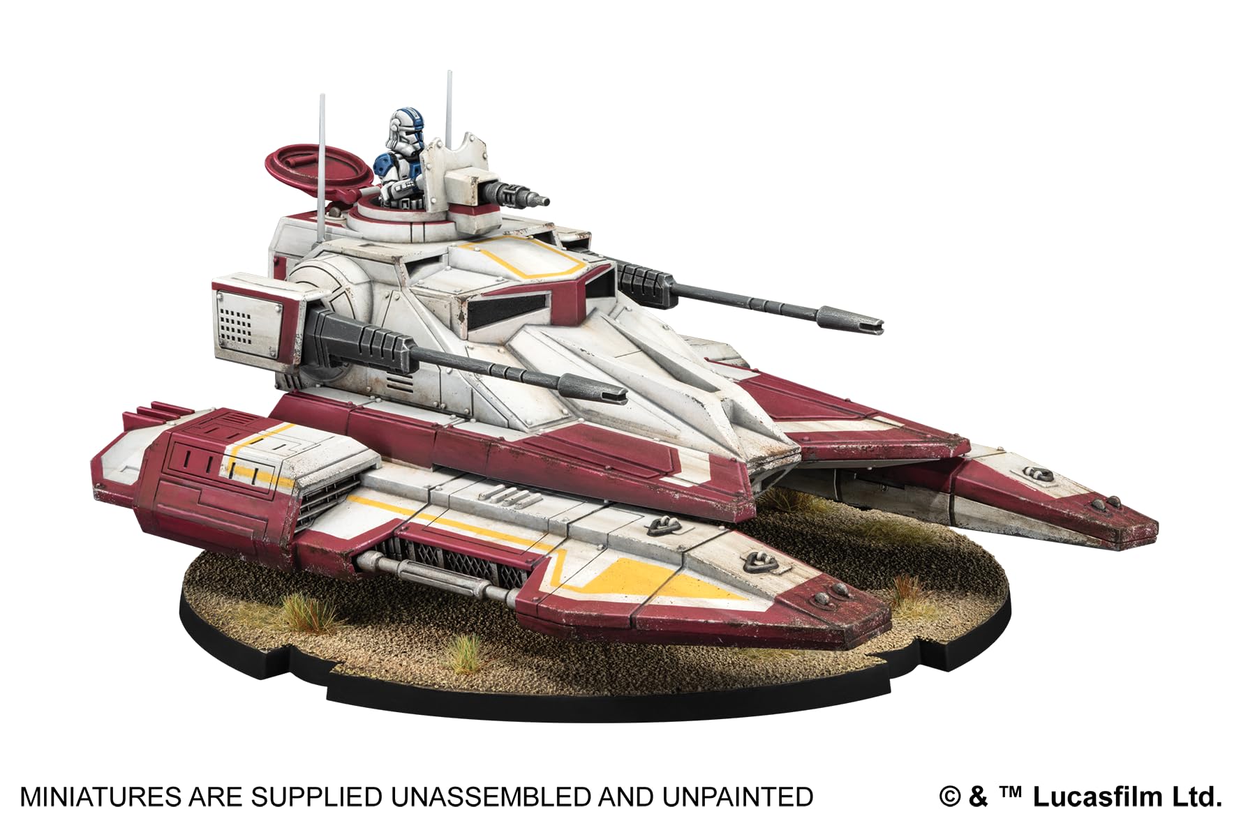 Asmodee Star Wars Legion - TX-130 Saber Tank Miniatures Tabletop Game Expansion | 1 Miniature 3