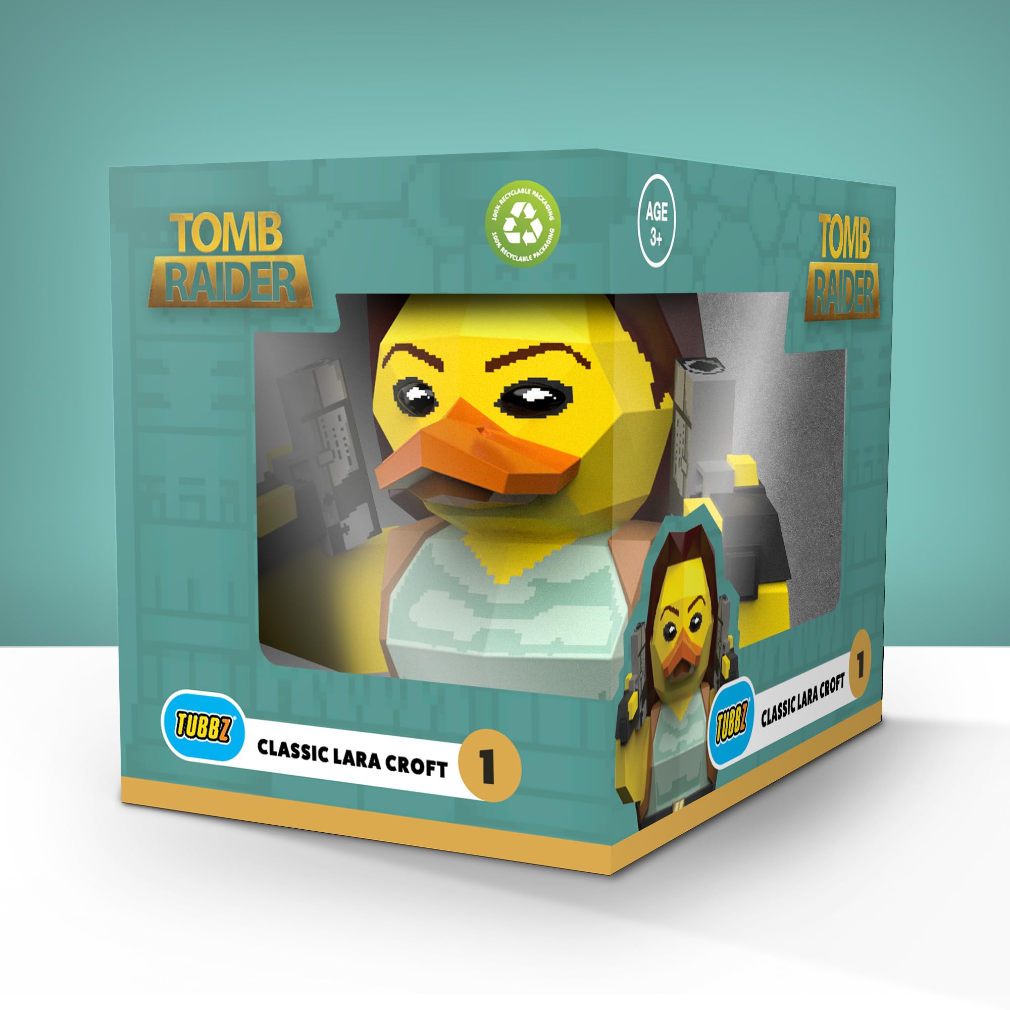 TUBBZ Boxed Edition Tomb Raider - Lara Croft Cosplaying Rubber Duck Vinyl Figure 8