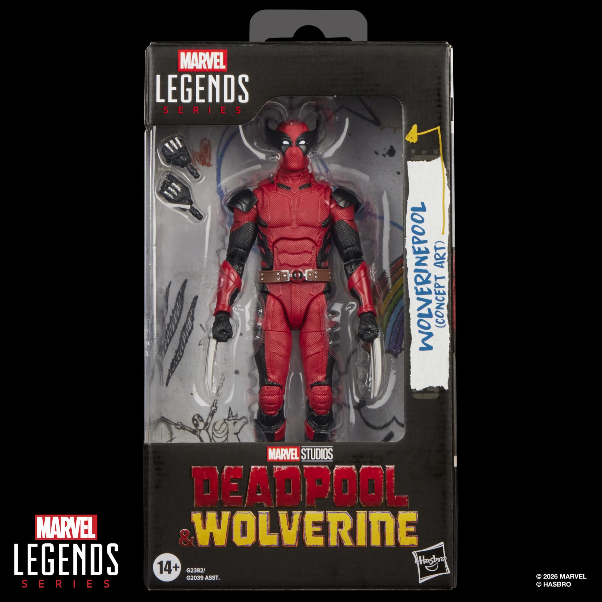 Marvel Legends Wolverinepool (Concept Art) Action Figure - 15cm Scale, Ages 14+ 2