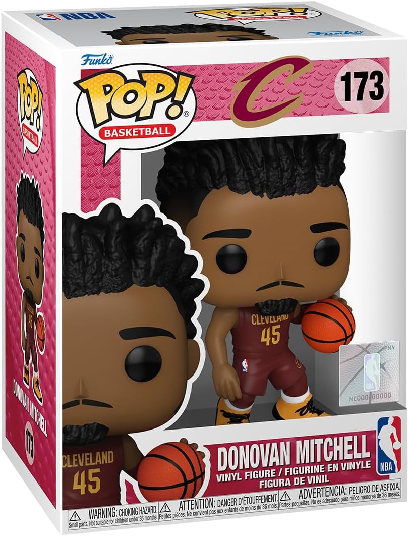 Funko Pop! NBA Cleveland Cavaliers - Donovan Mitchell Vinyl Figure (75119)