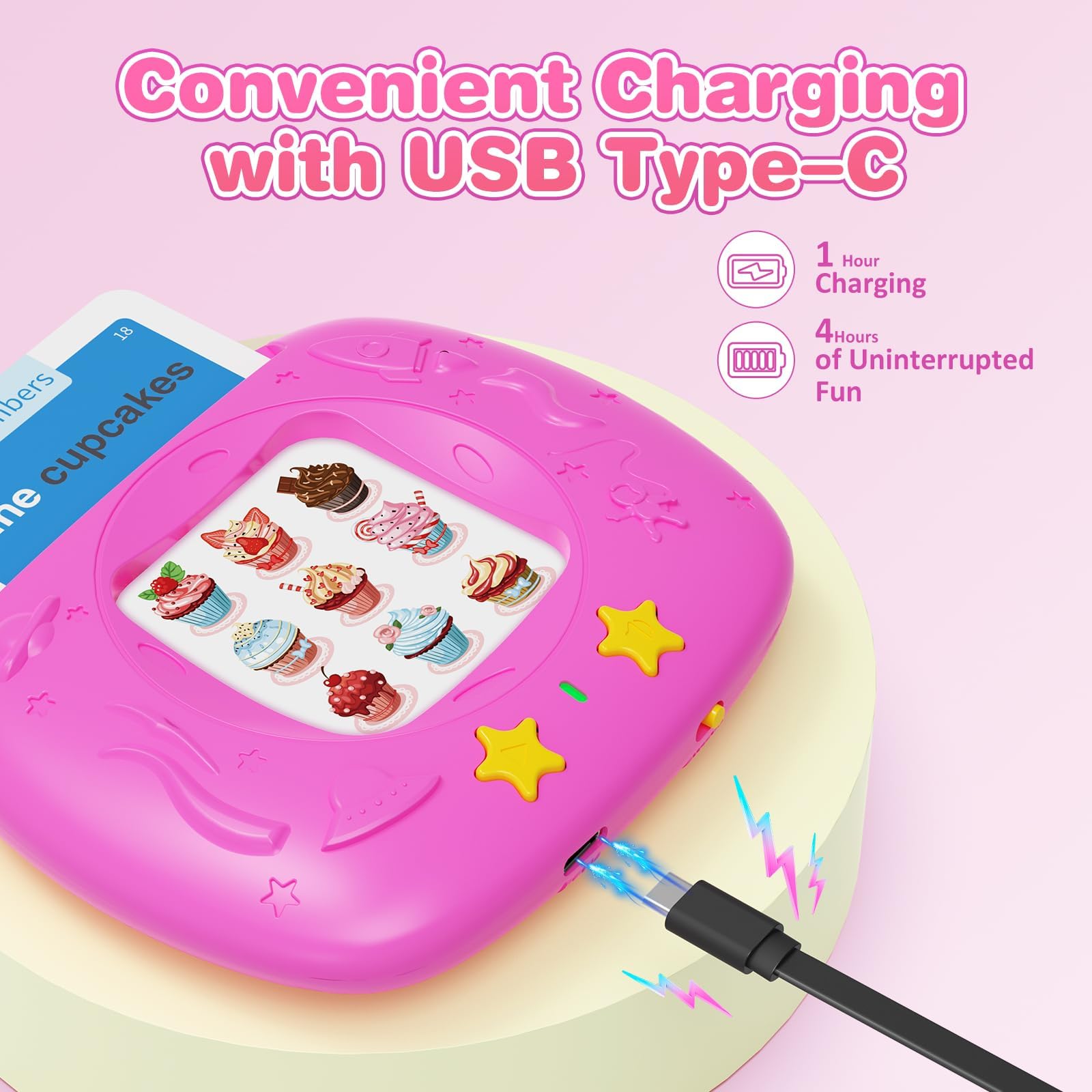 HOMESTEC Toddlers Talking Flash Cards - 144 English Visual Words for Ages 18 Months+ 6