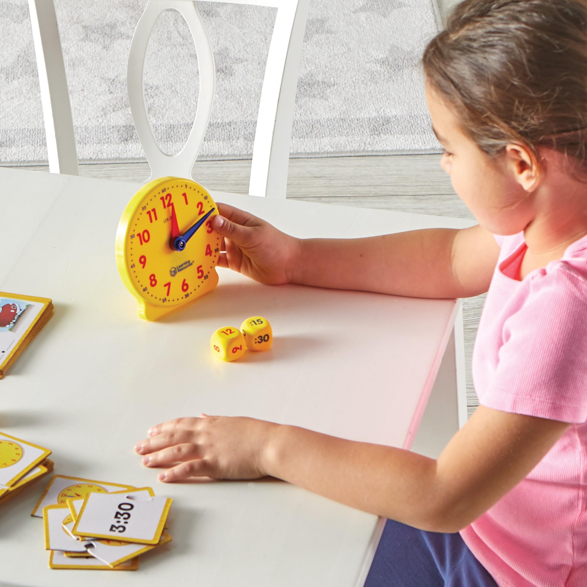 Learning Resources Time Activity Set - 120-Piece Educational Clock for Teaching Time, Ages 5-9 4