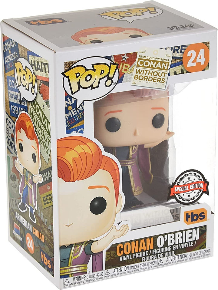 Conan senza frontiere Conan O&#39;Brien Exclu Funko 34930 Pop! Vinile #24