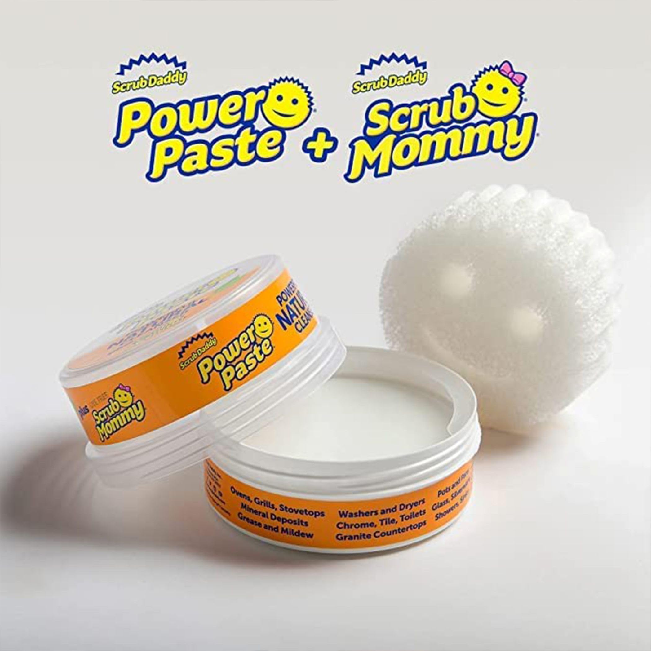 Scrub Daddy Power Paste Multi Purpose Cleaner - Heavy Duty Oven Cleaner | Lemon Scent | 320g