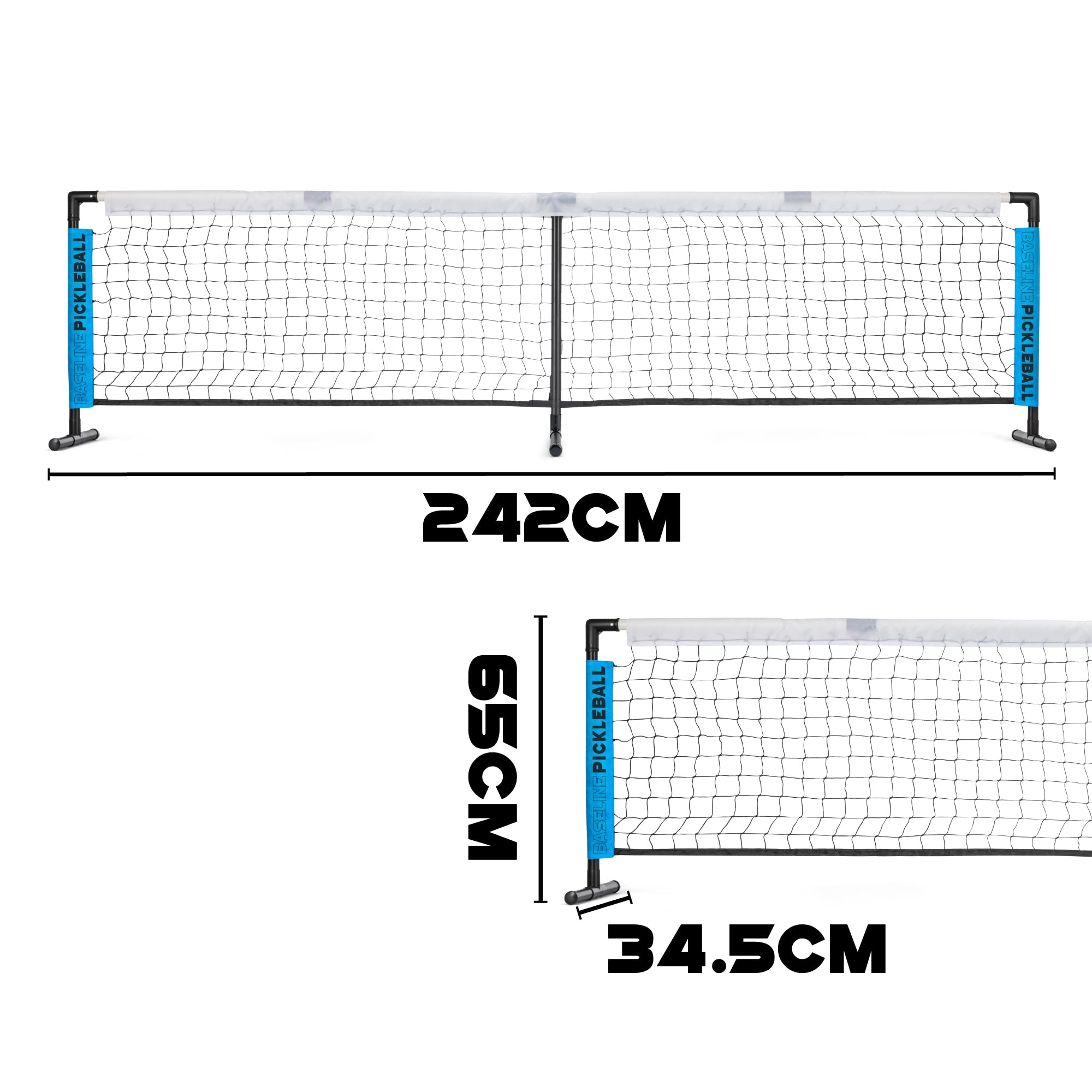 Toyrific Pickleball Paddles Set with Net and Balls - FSC-Certified Wood 7
