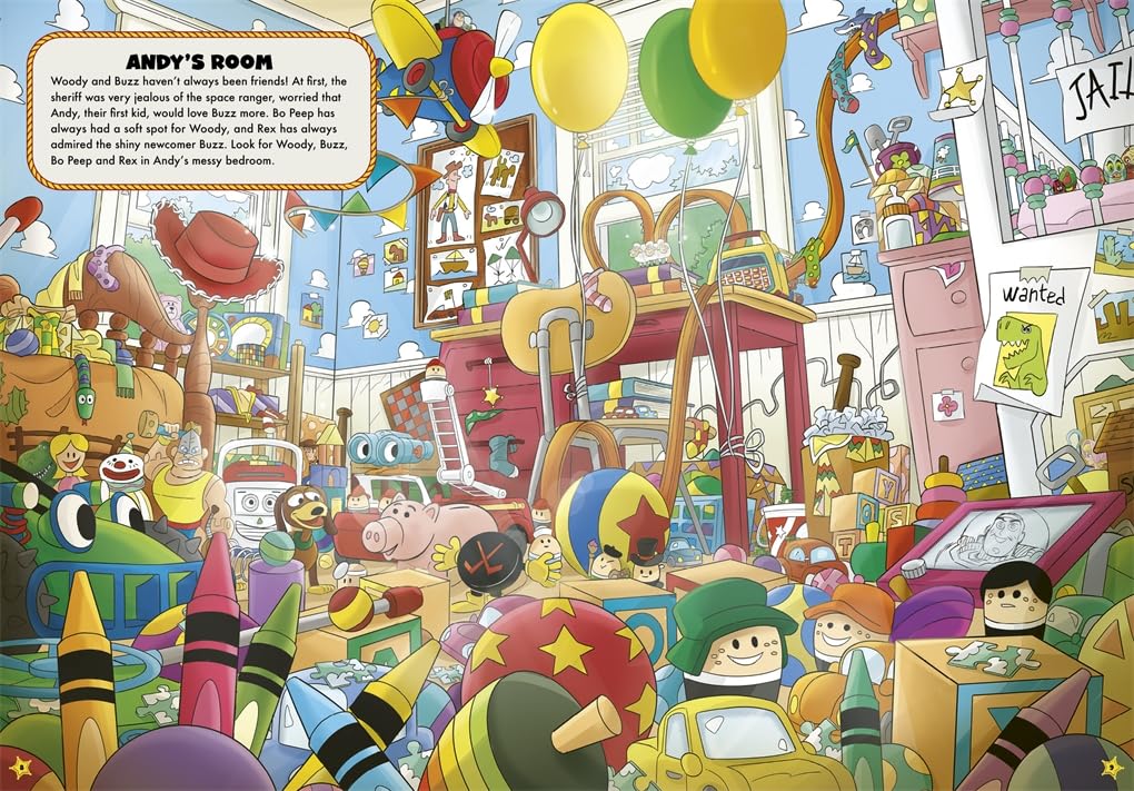 Studio Press Where are Woody and Buzz?: A Disney Pixar Toy Story Search and Find Activity Book | 40 Pages | Ages 4+