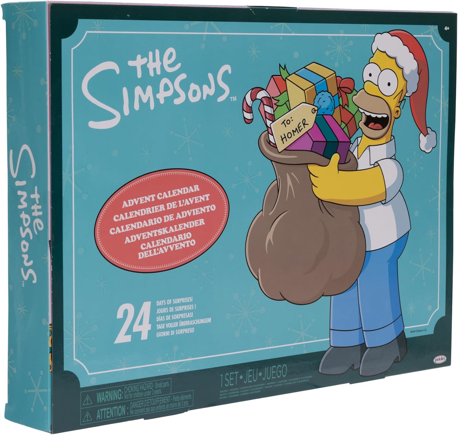 JAKKS Pacific The Simpsons Advent Calendar 2024 - 24 Days of Holiday Surprise Collectibles 8
