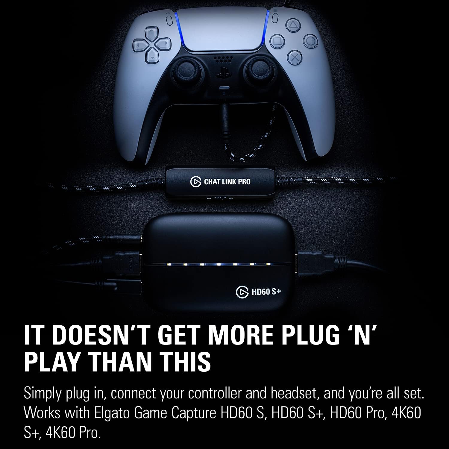 Elgato Chat Link Pro – Audio Adapter for PS5, PS4, Nintendo Switch, Xbox, and PC 5