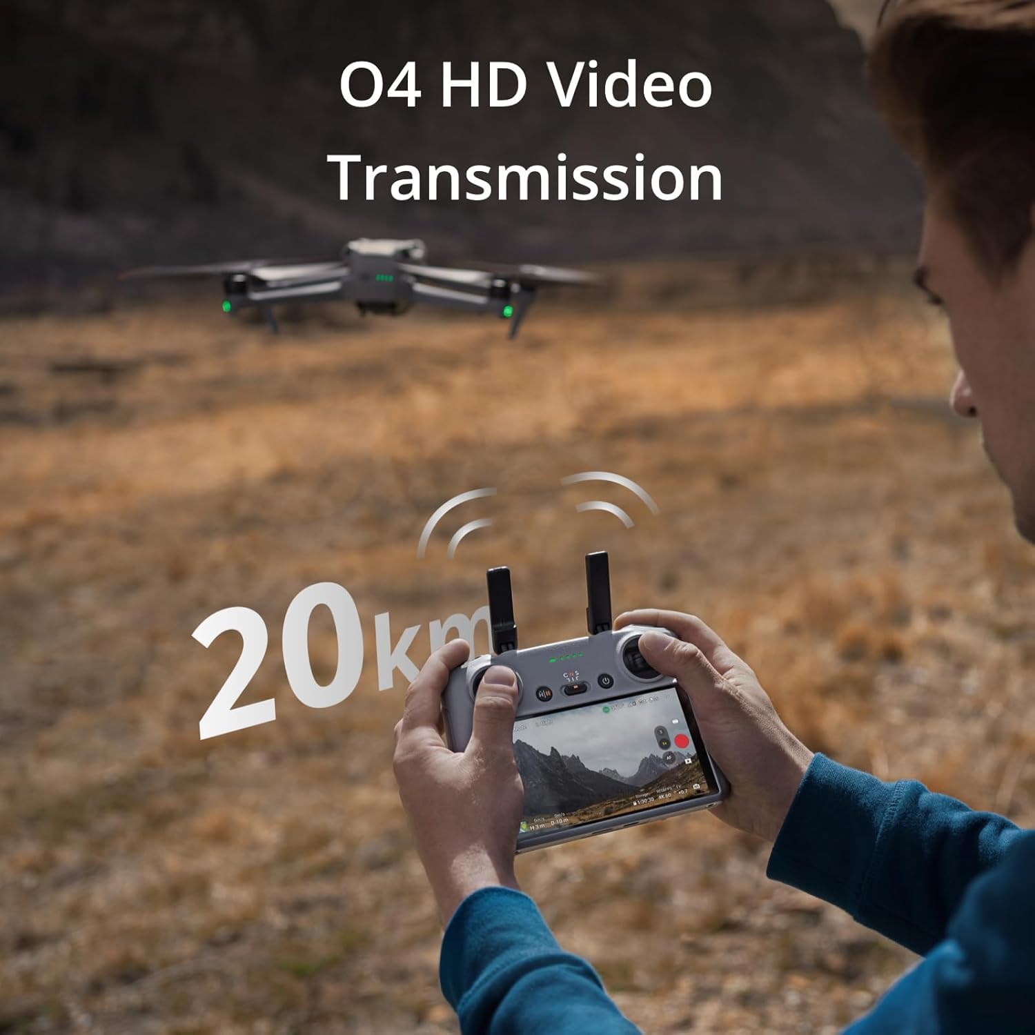 DJI RC 2 Remote Controller for Air 3, Mini 4 Pro, Neo, Flip, Air 3S, Mavic 4 Pro, Mini 5 Pro – 5.5-inch FHD Screen, O4 Video Transmission, 20km Range 6